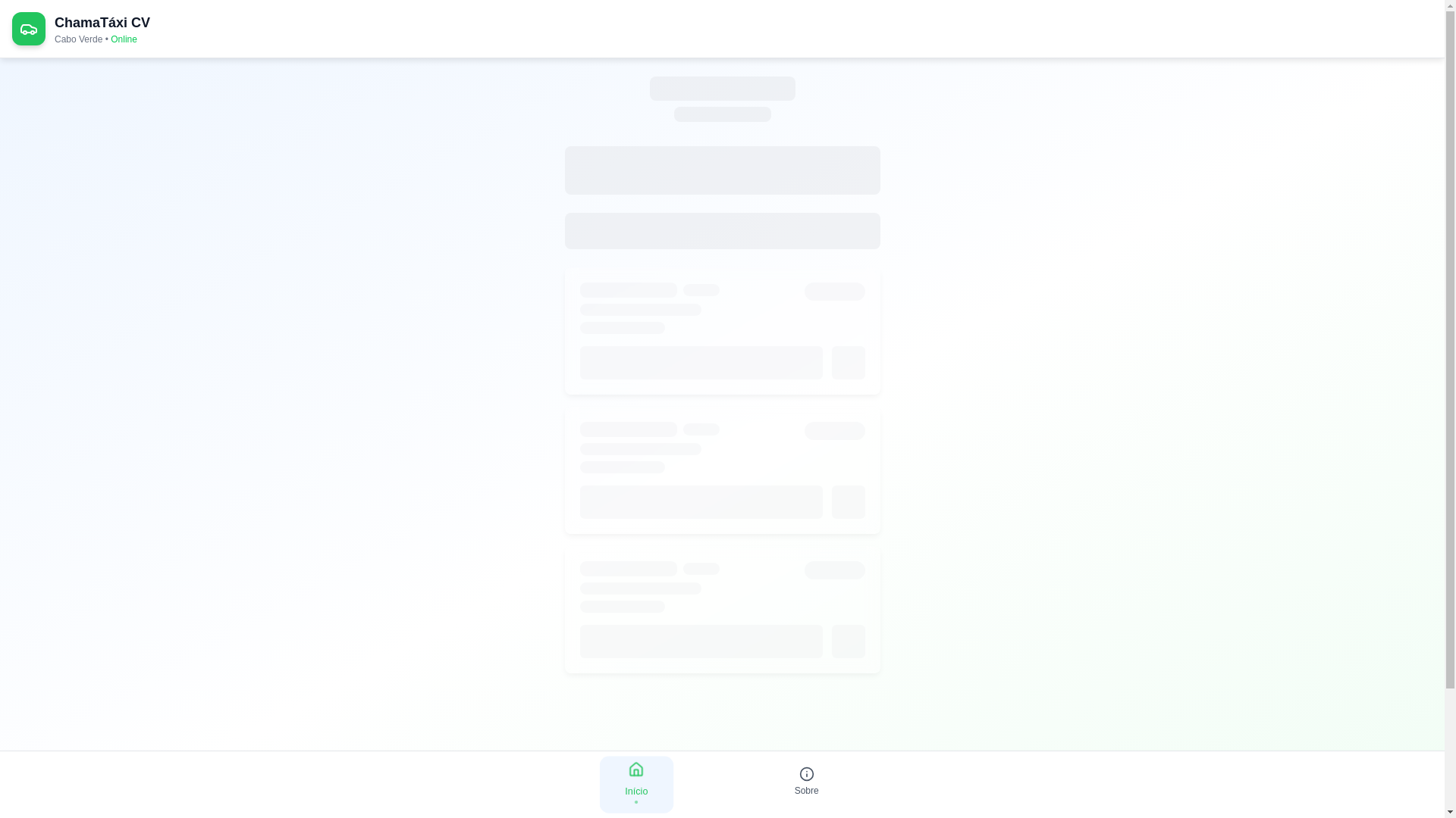 website screenshot of https://chamataxi-cv.pages.dev/