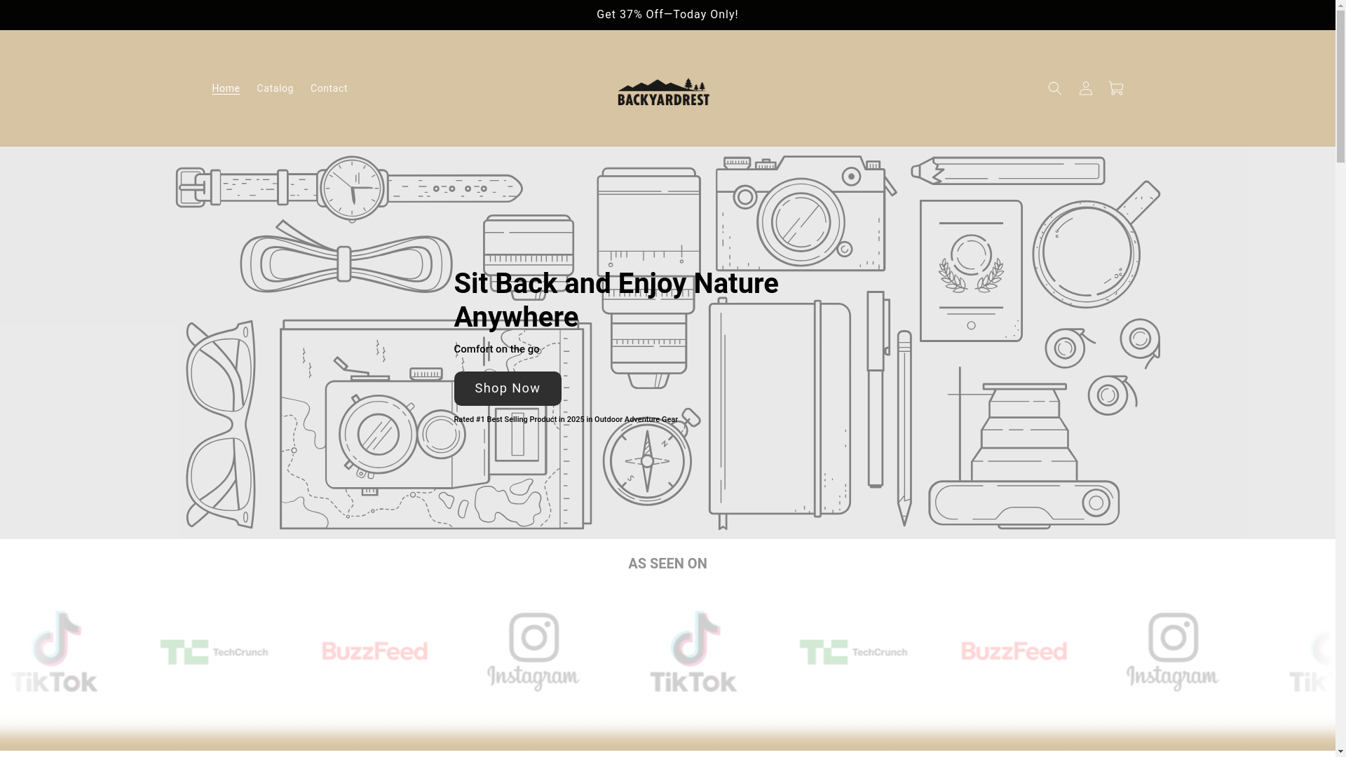 website screenshot of https://backyardrest.com/