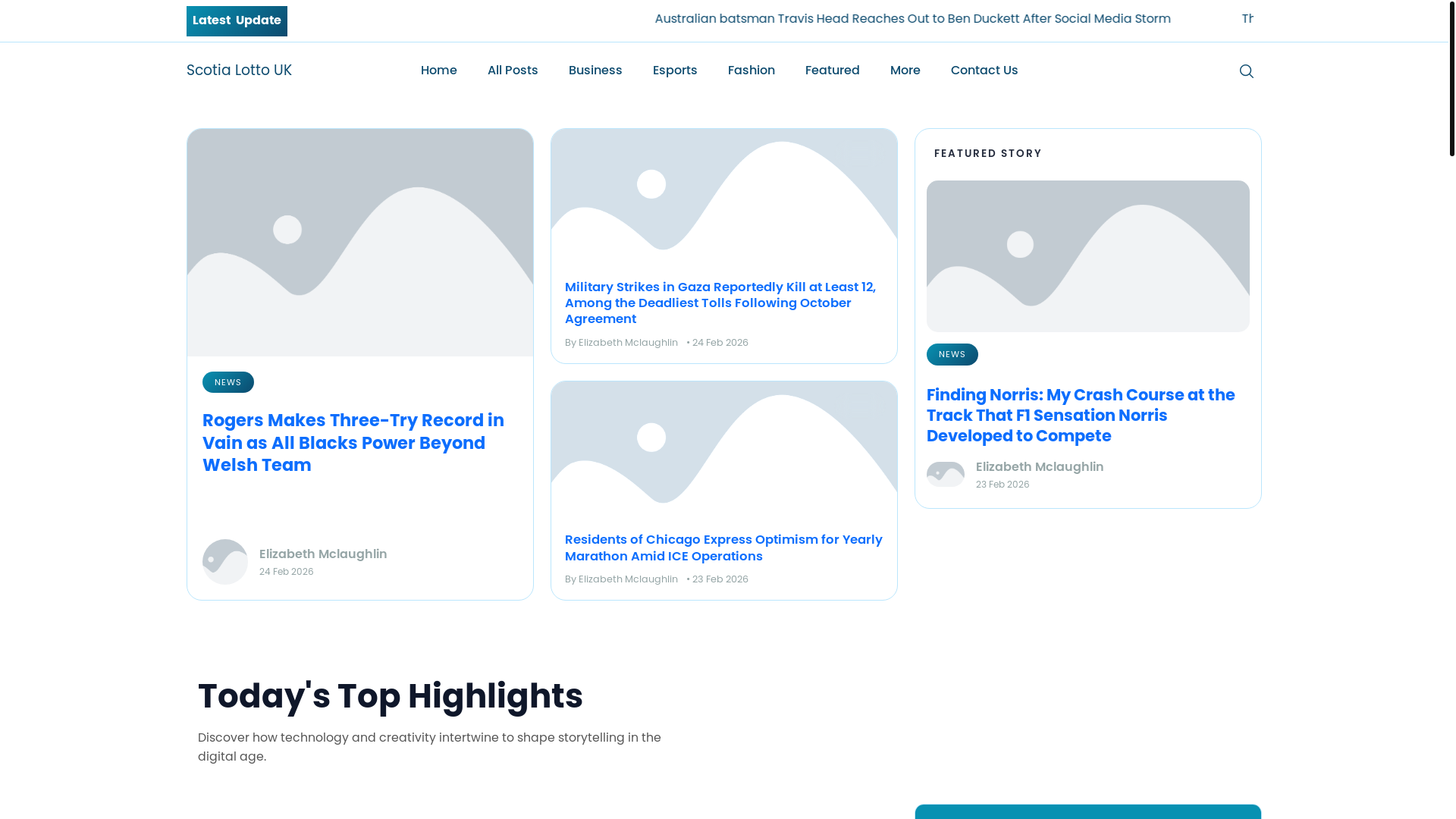 website screenshot of https://scotialotto.co.uk/