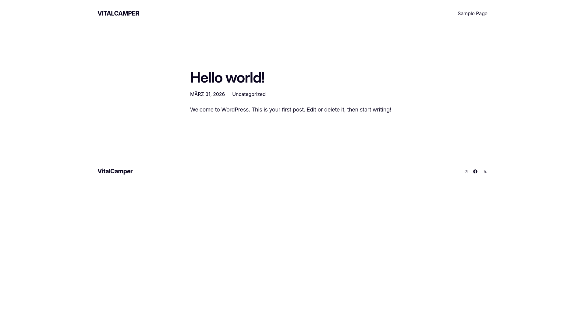 website screenshot of https://vitalcamper.de/