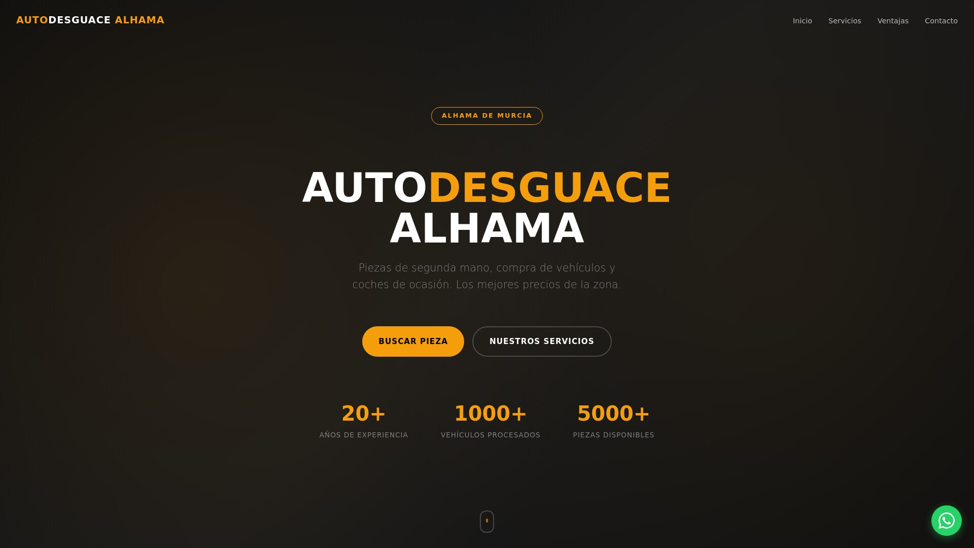 website screenshot of https://autodesguace-alhama.pages.dev/