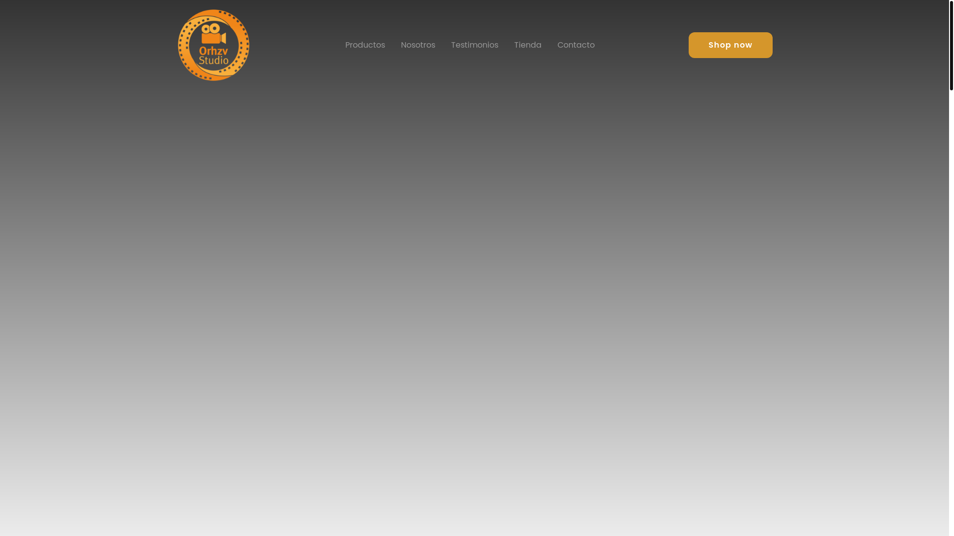 website screenshot of https://orhzvstudio.shop/