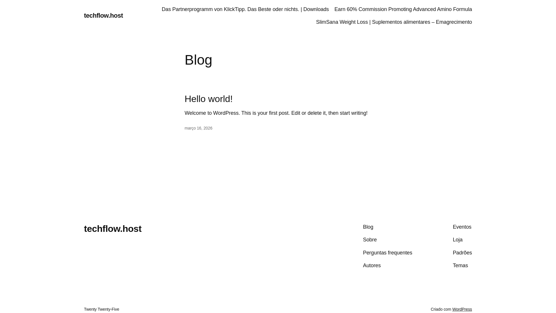 website screenshot of https://techflow.host/