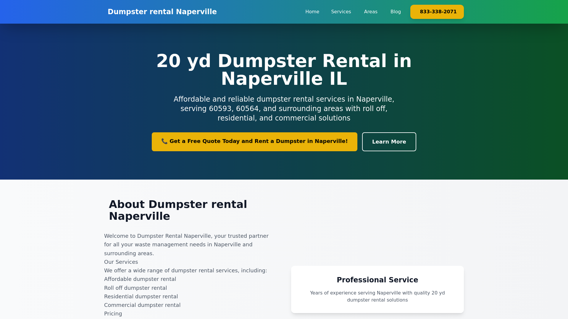 website screenshot of https://20-yd-dumpster-rental-naperville.pages.dev/