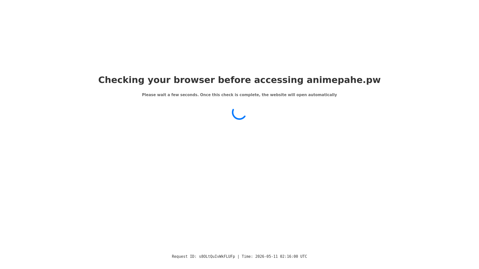 website screenshot of https://animepahe.pw/