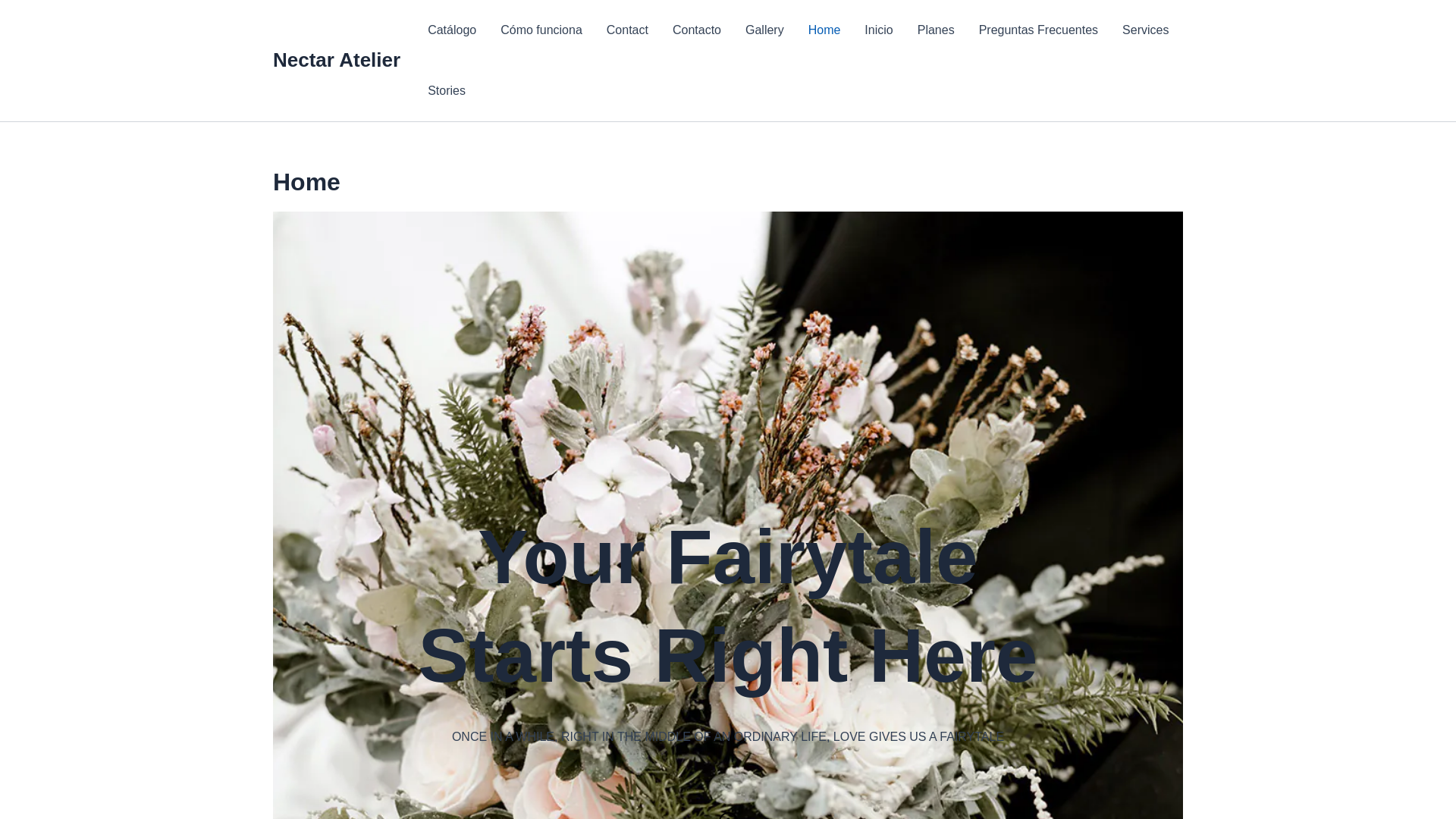 website screenshot of https://nectaratelier.com.ar/