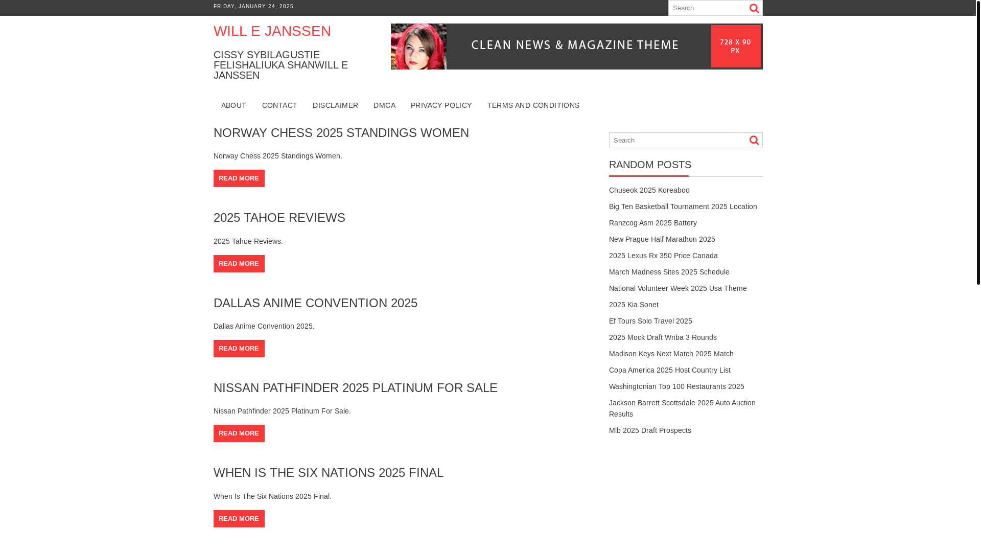 website screenshot of https://willejanssen.pages.dev/