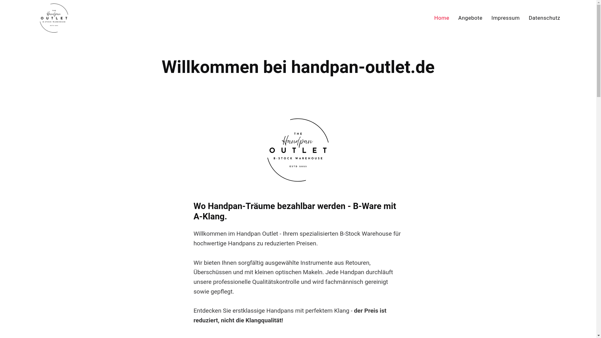 website screenshot of https://b-ware-handpan.de/
