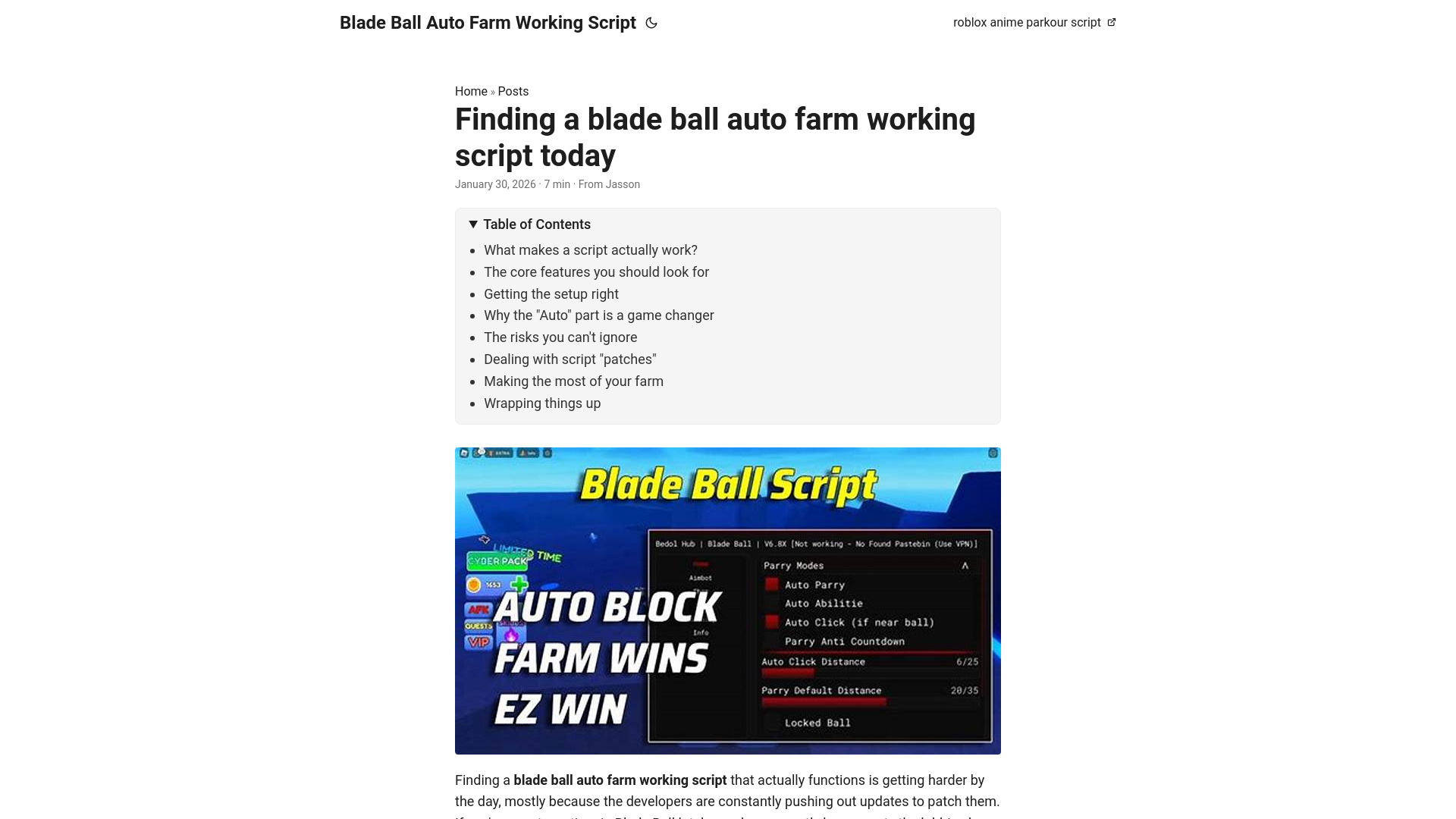 website screenshot of https://blade-ball-auto-farm-working-script.pages.dev/