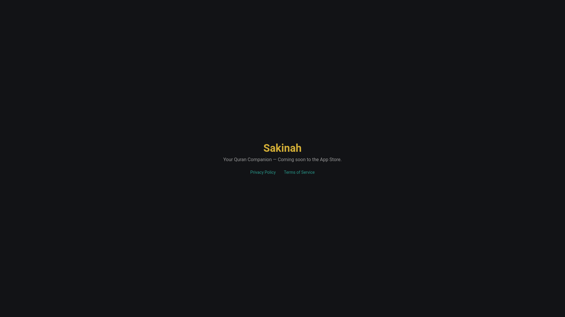 website screenshot of https://sakinah.ai/