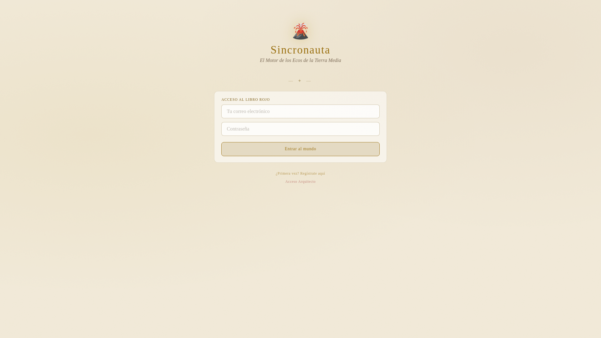 website screenshot of https://sincronauta.cl/