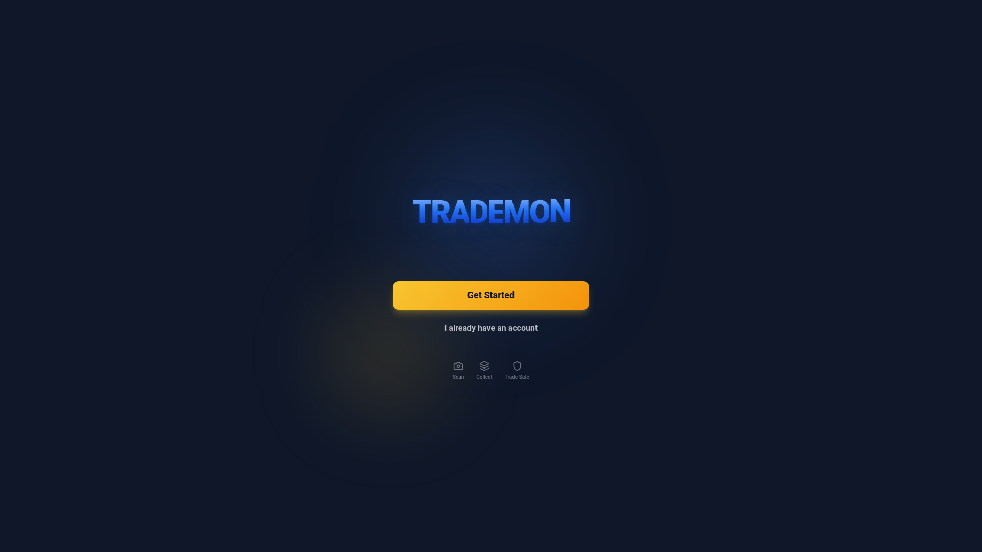 website screenshot of https://trademon.tech/
