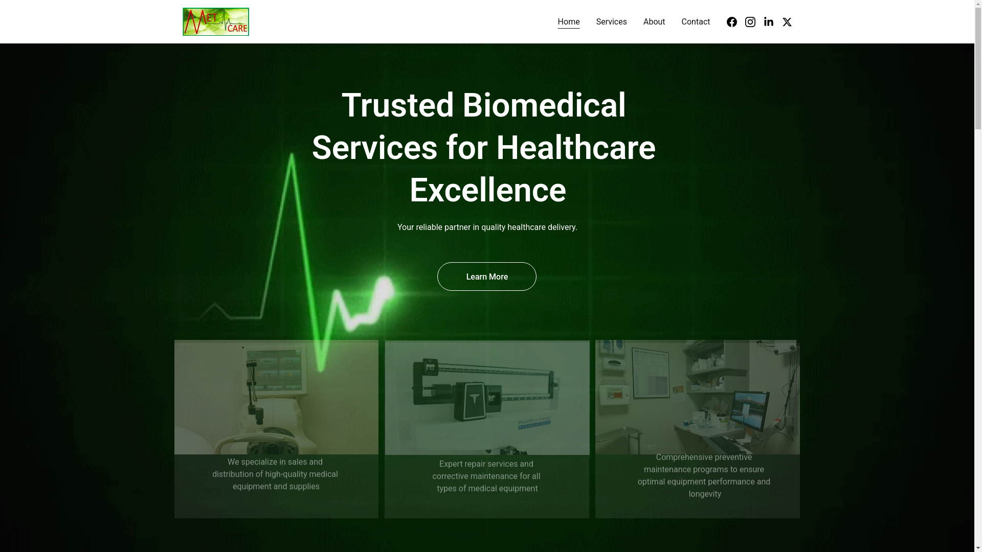 website screenshot of https://metcareph.com/