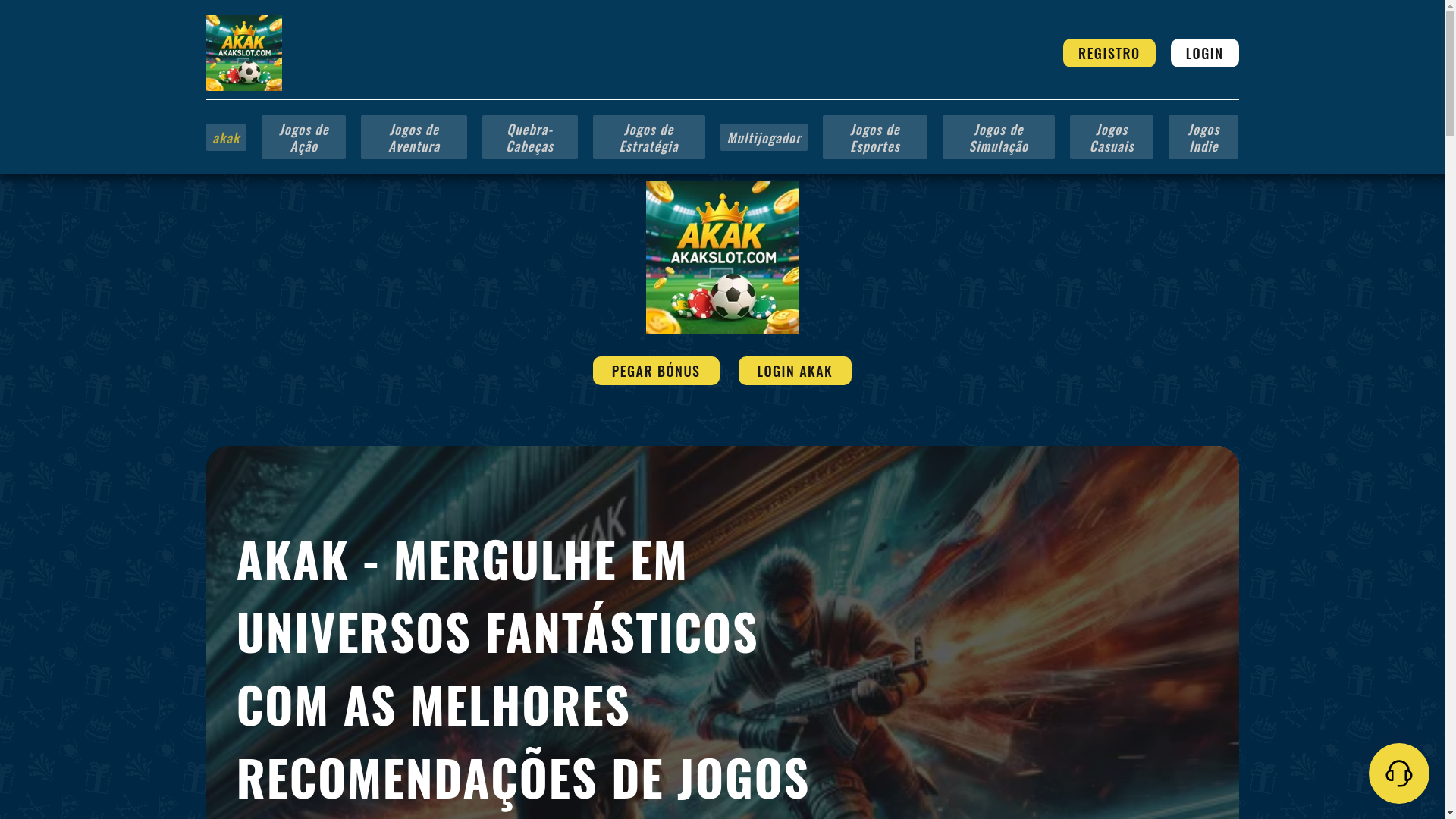website screenshot of https://akakslot.com/