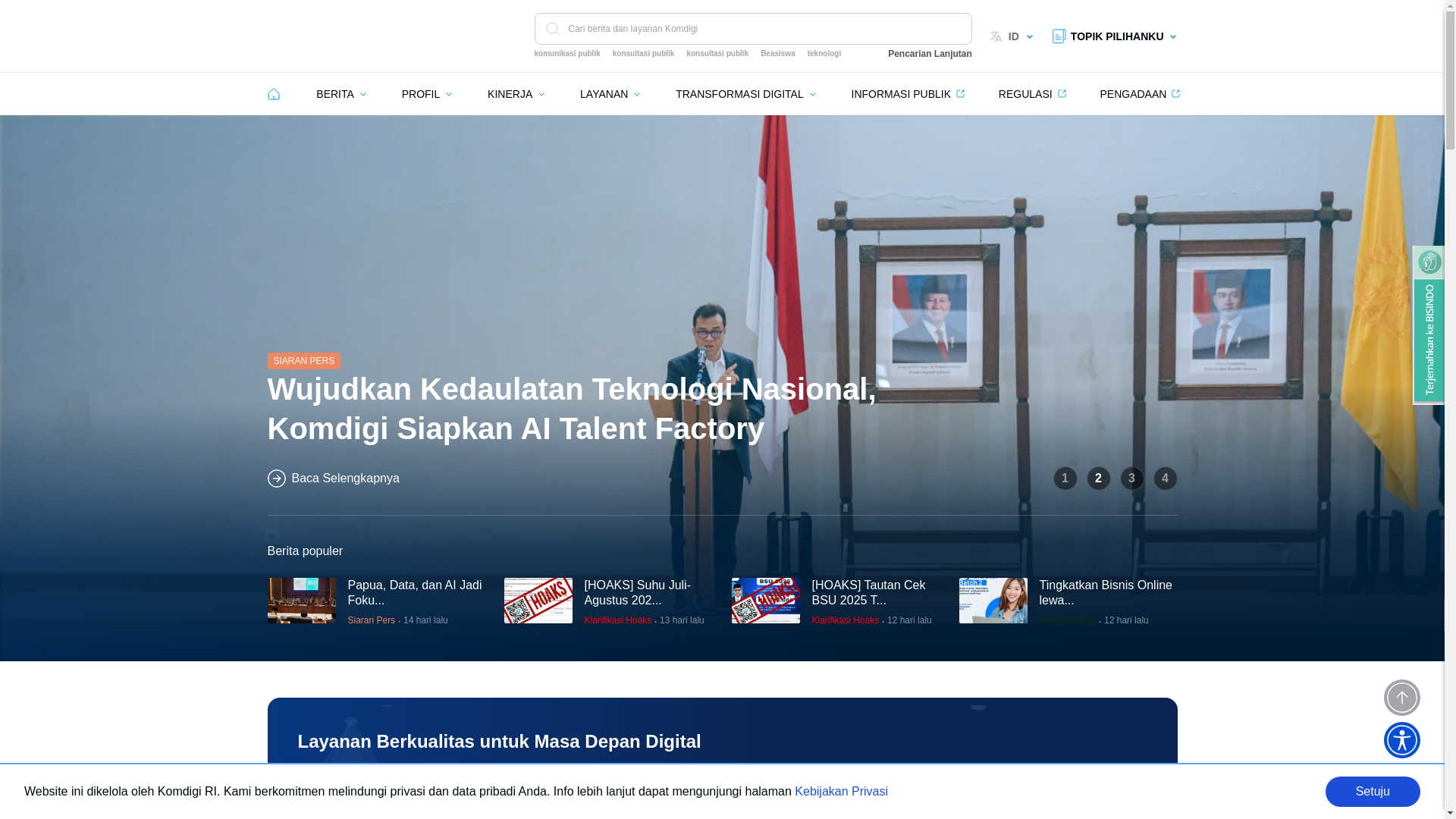 website screenshot of https://satuaja.net/