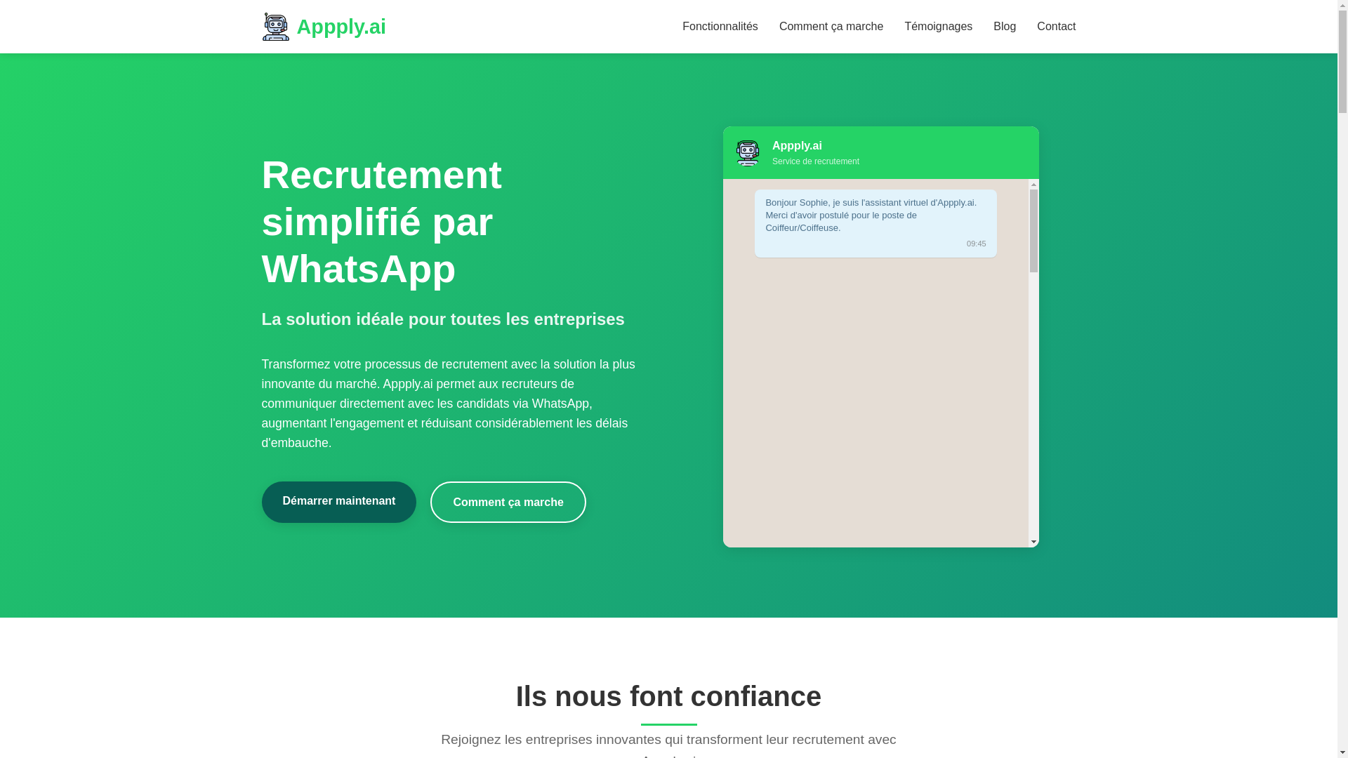 website screenshot of https://appply-website.pages.dev/