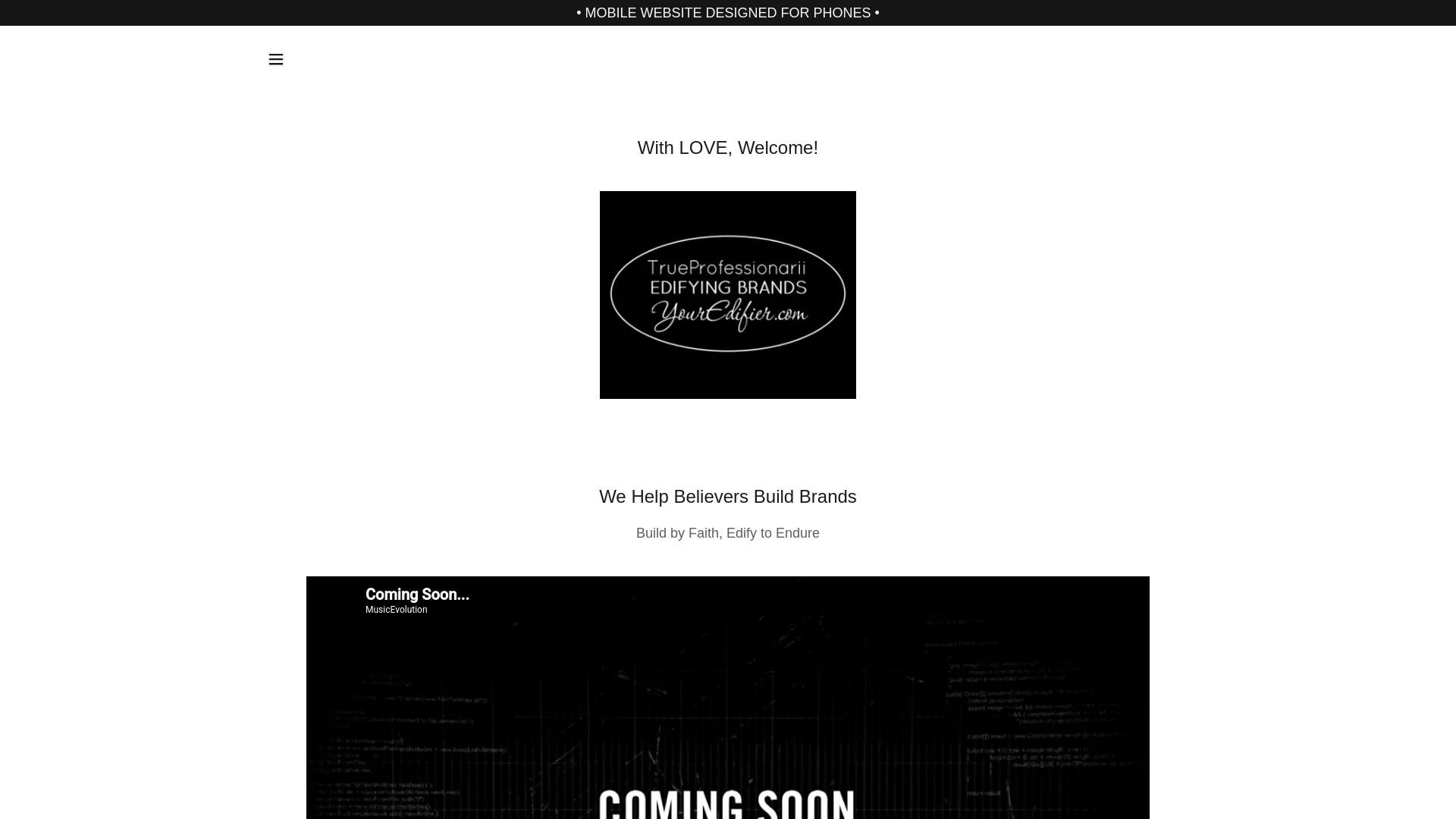 website screenshot of https://wetrustandtrust.com