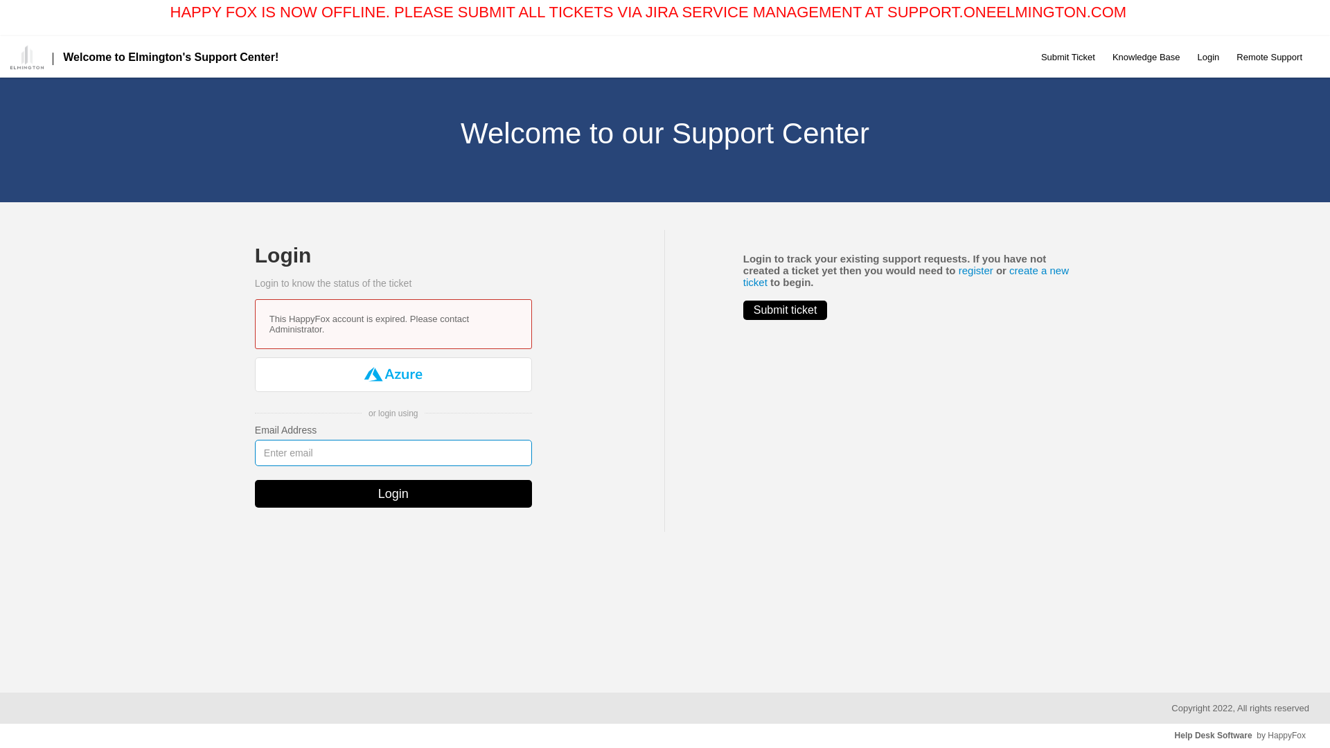 website screenshot of https://epm.happyfox.com/