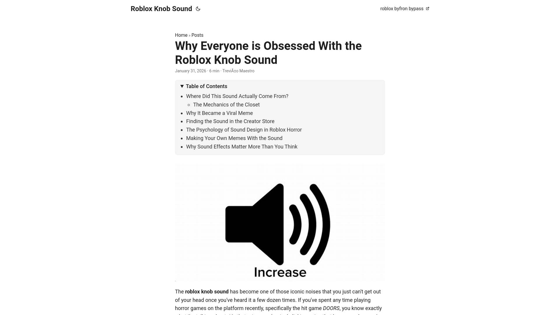 website screenshot of https://roblox-knob-sound.pages.dev/