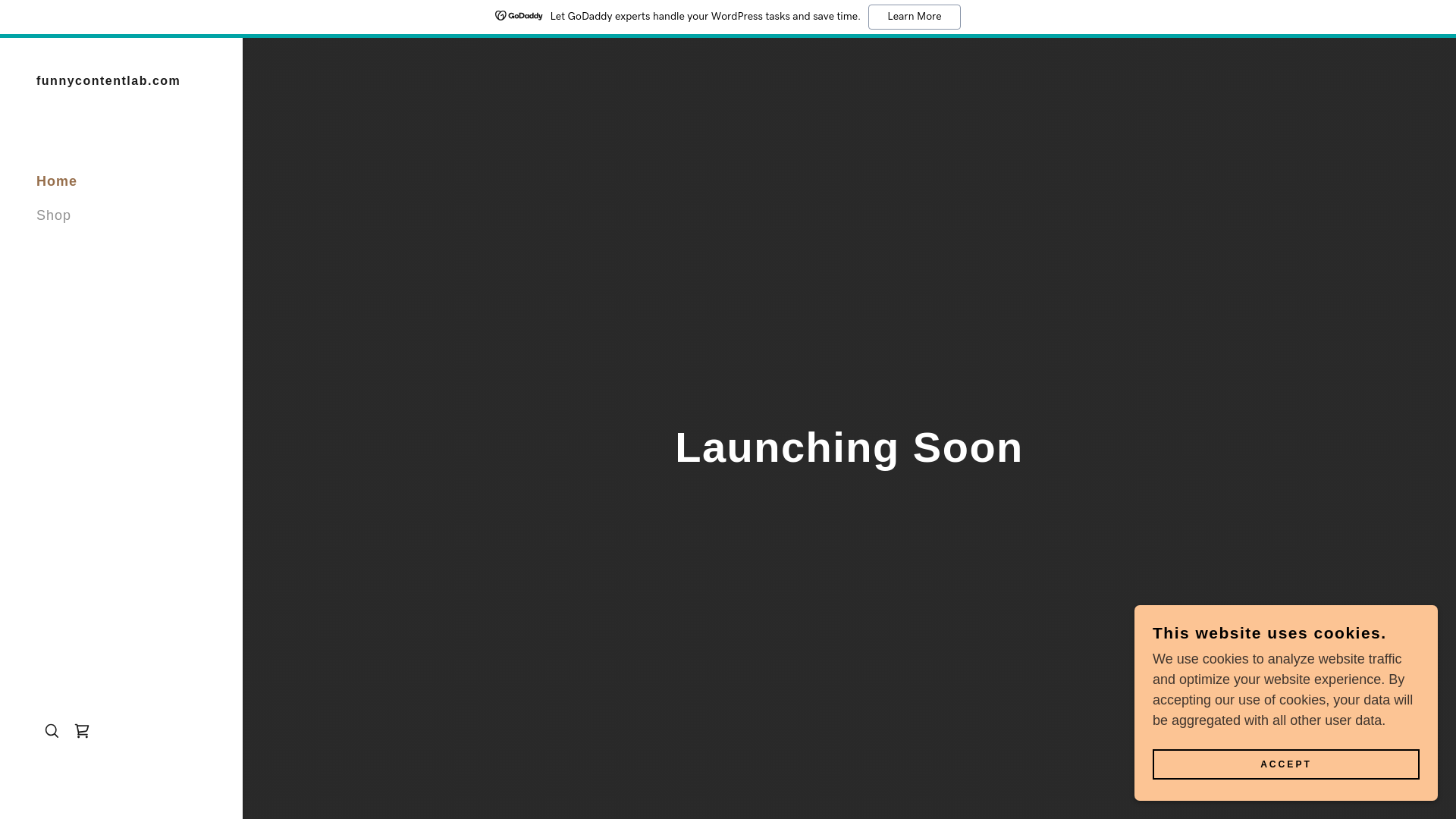 website screenshot of https://funnycontentlab.com/