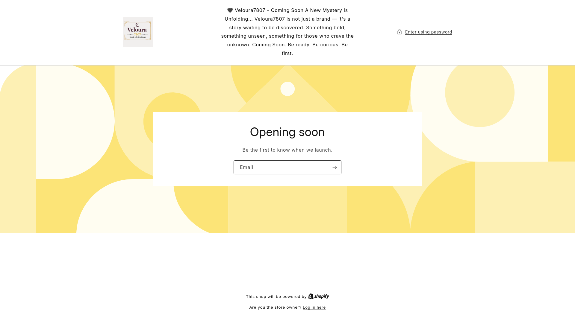 website screenshot of https://veloura7807.com/