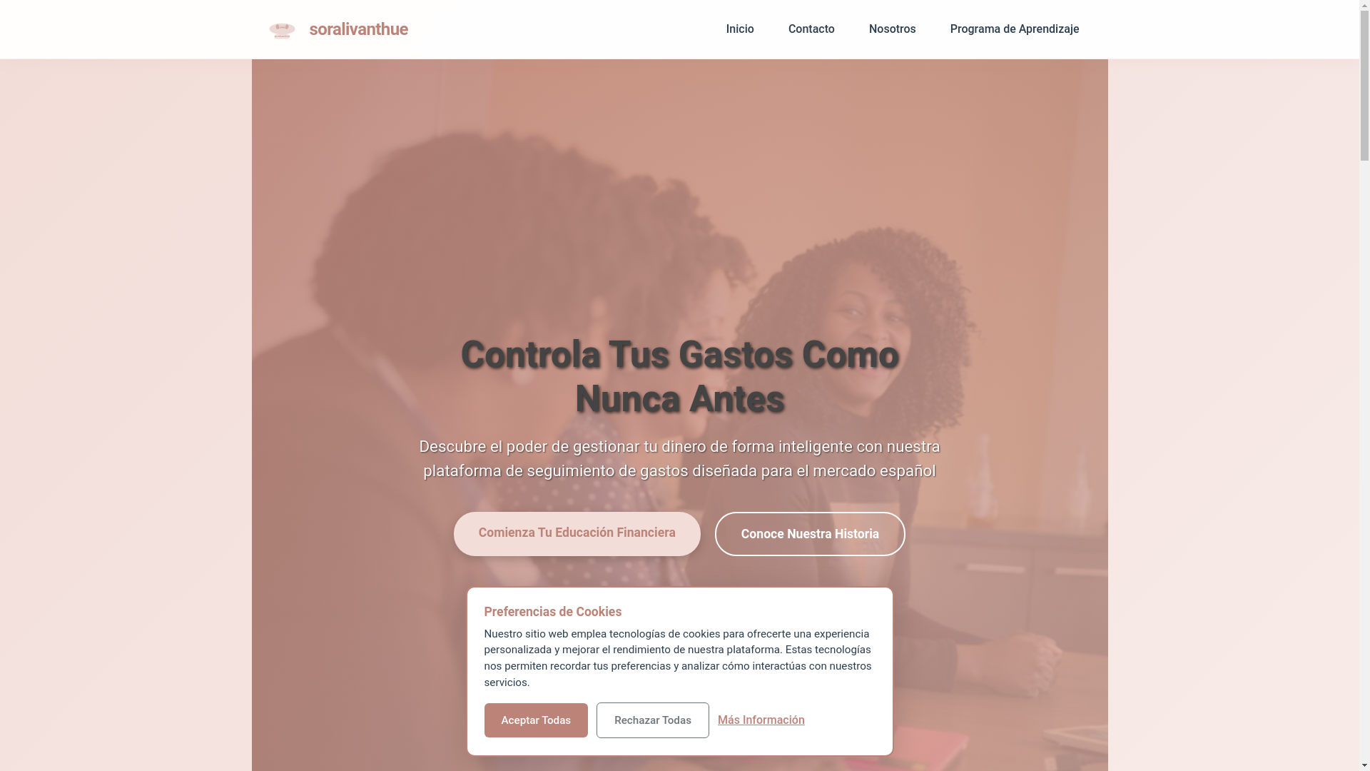 website screenshot of https://soralivanthue.com/