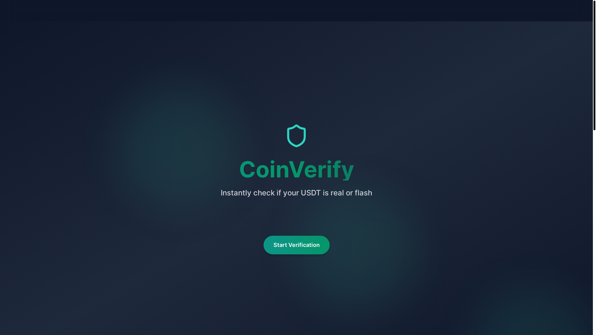 website screenshot of https://coinverify.in/