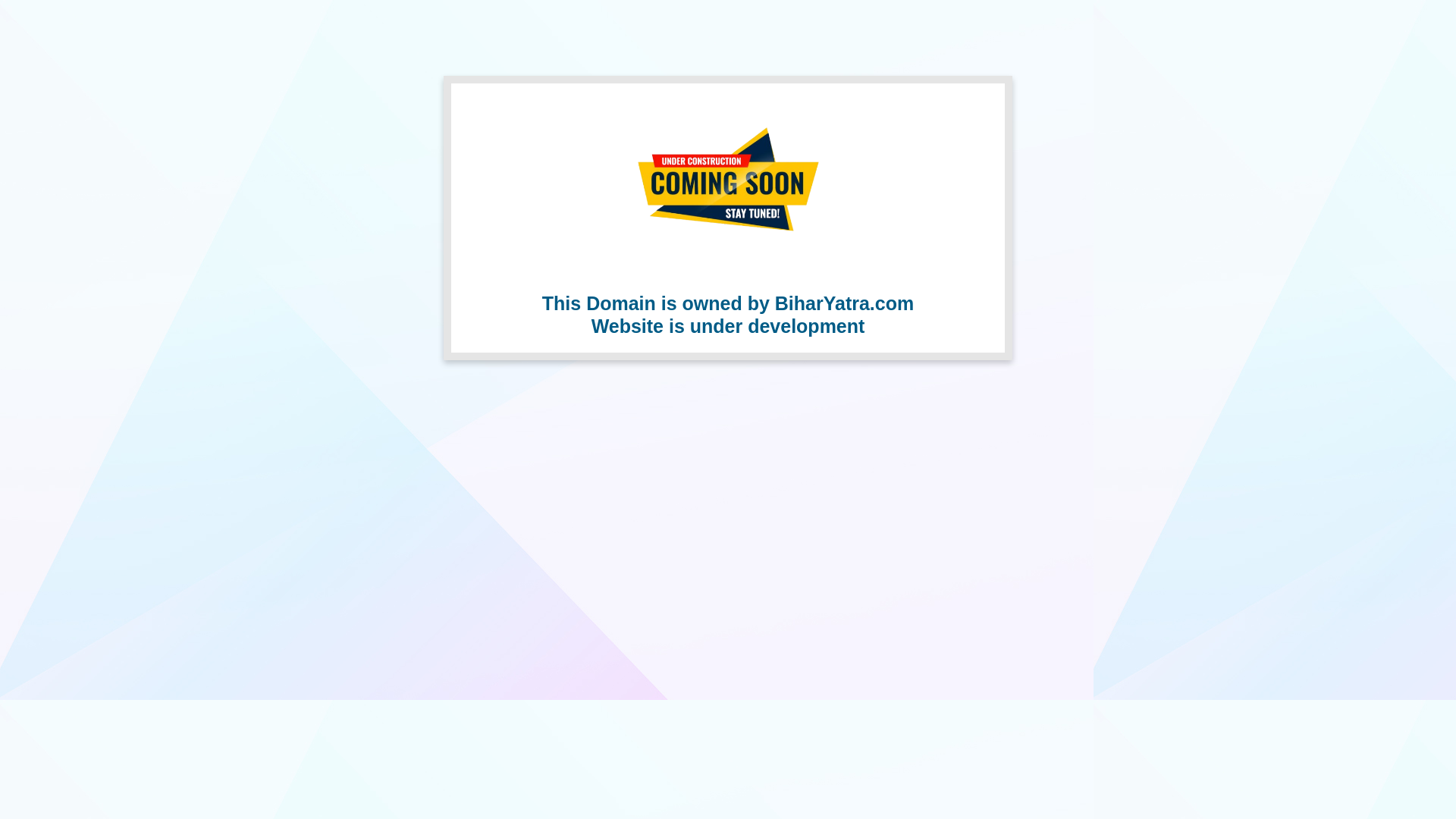website screenshot of https://biharyatra.org/