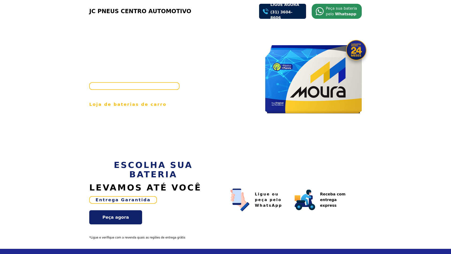 website screenshot of https://liguejccentroautomotivo.com.br
