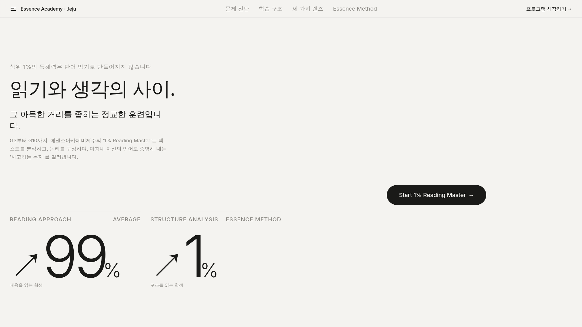website screenshot of https://essence-academy-landing.pages.dev/
