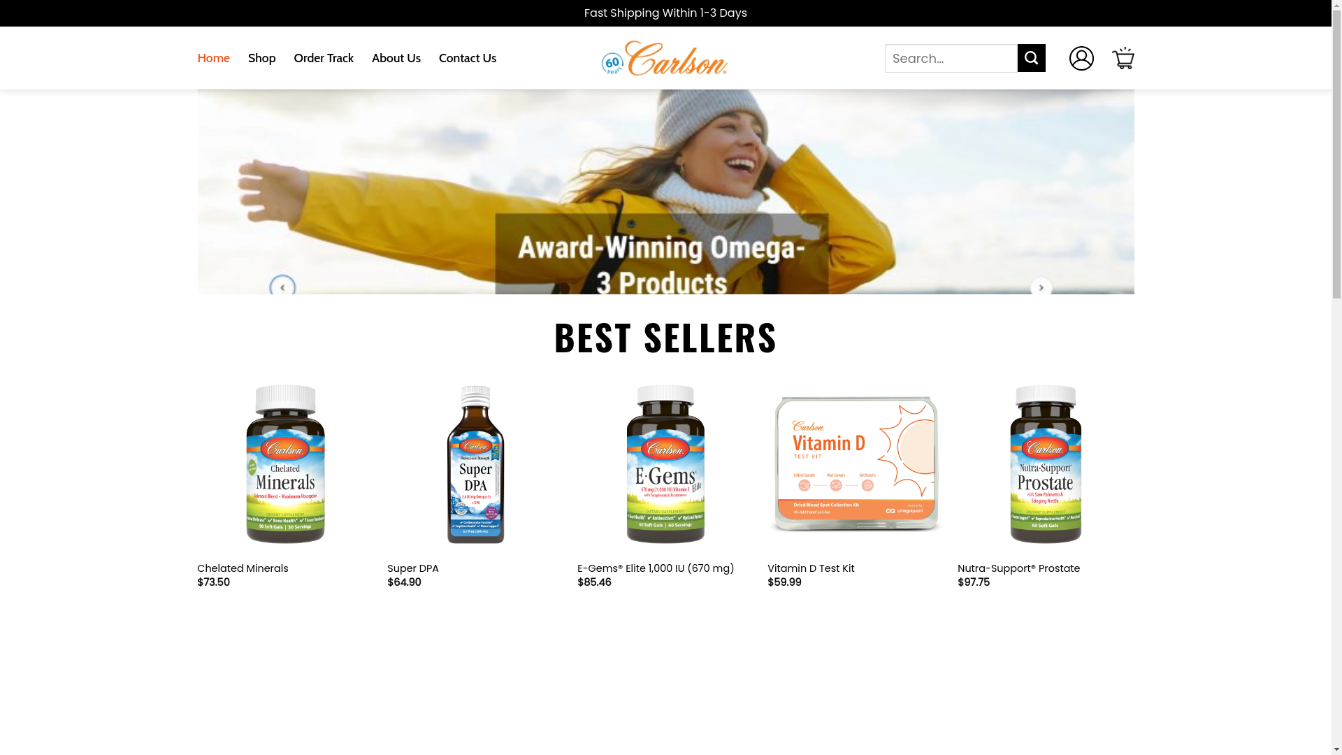 website screenshot of https://supercarlsonlabs.shop/