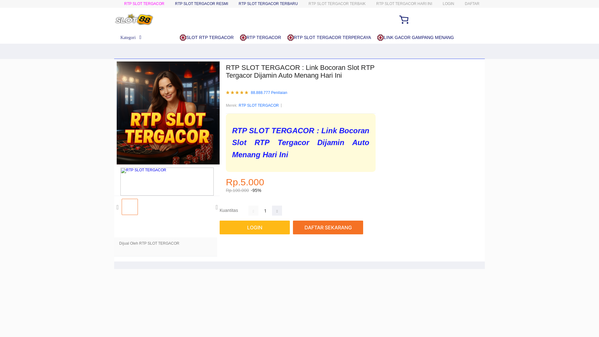 website screenshot of https://rtpslottergacor.pages.dev/