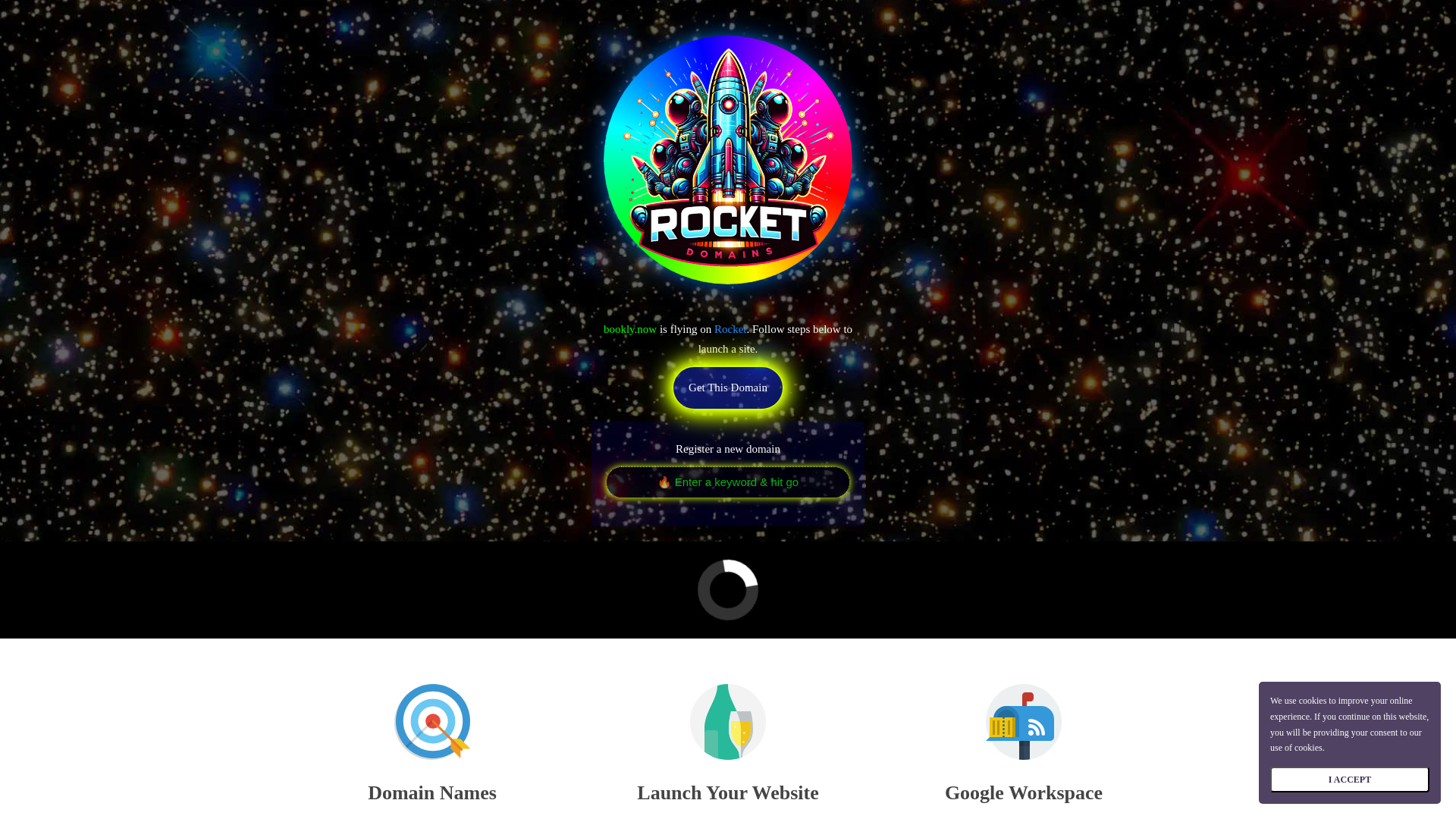 website screenshot of https://bookly.now/