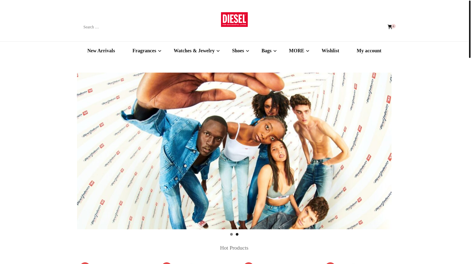 website screenshot of https://www.chadholash.shop/