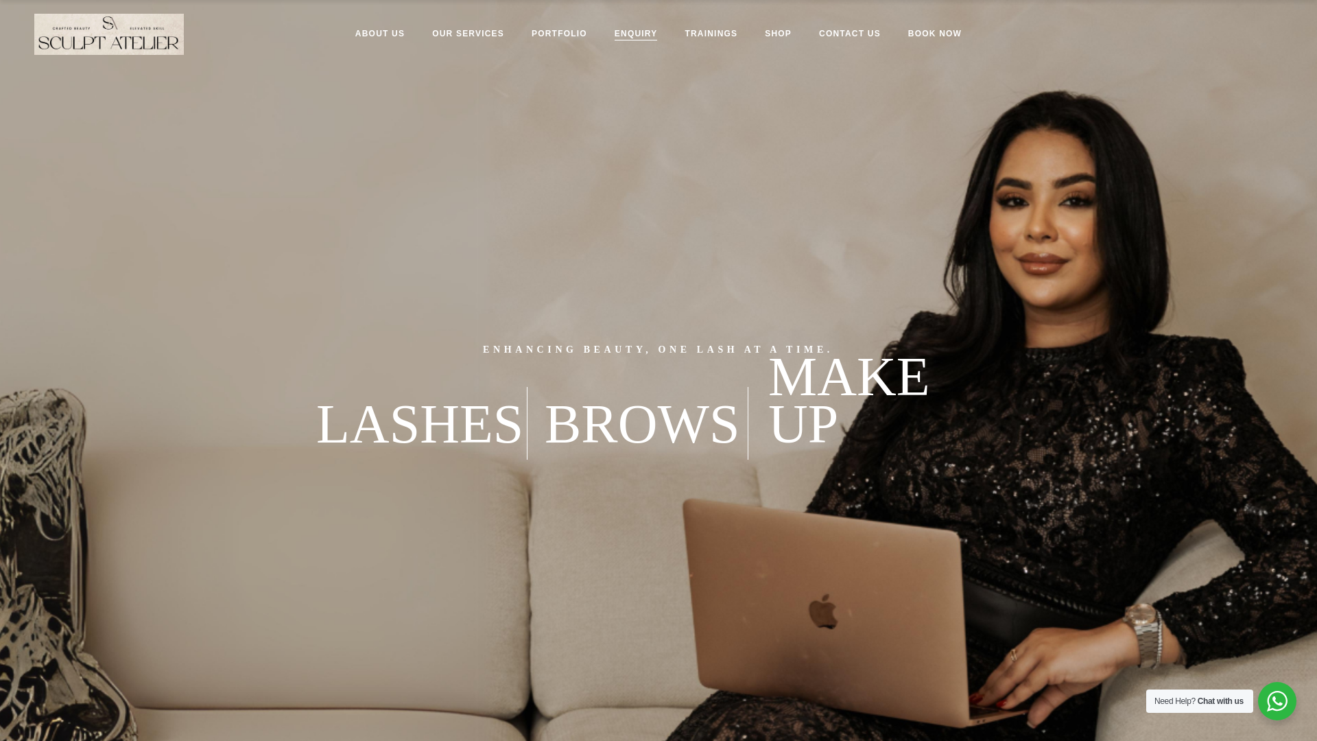 website screenshot of https://sculptatelier.co.uk