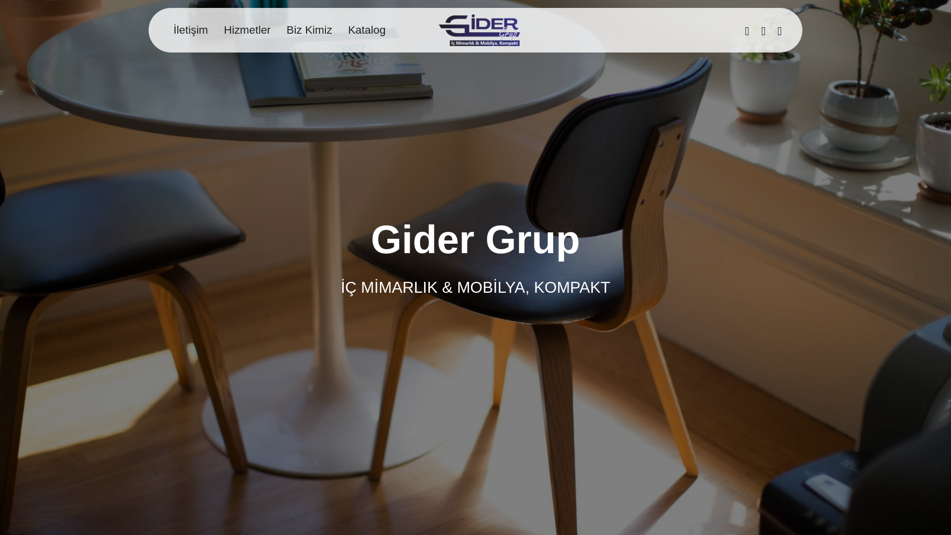 website screenshot of https://gidergrupmobilya.com.tr/