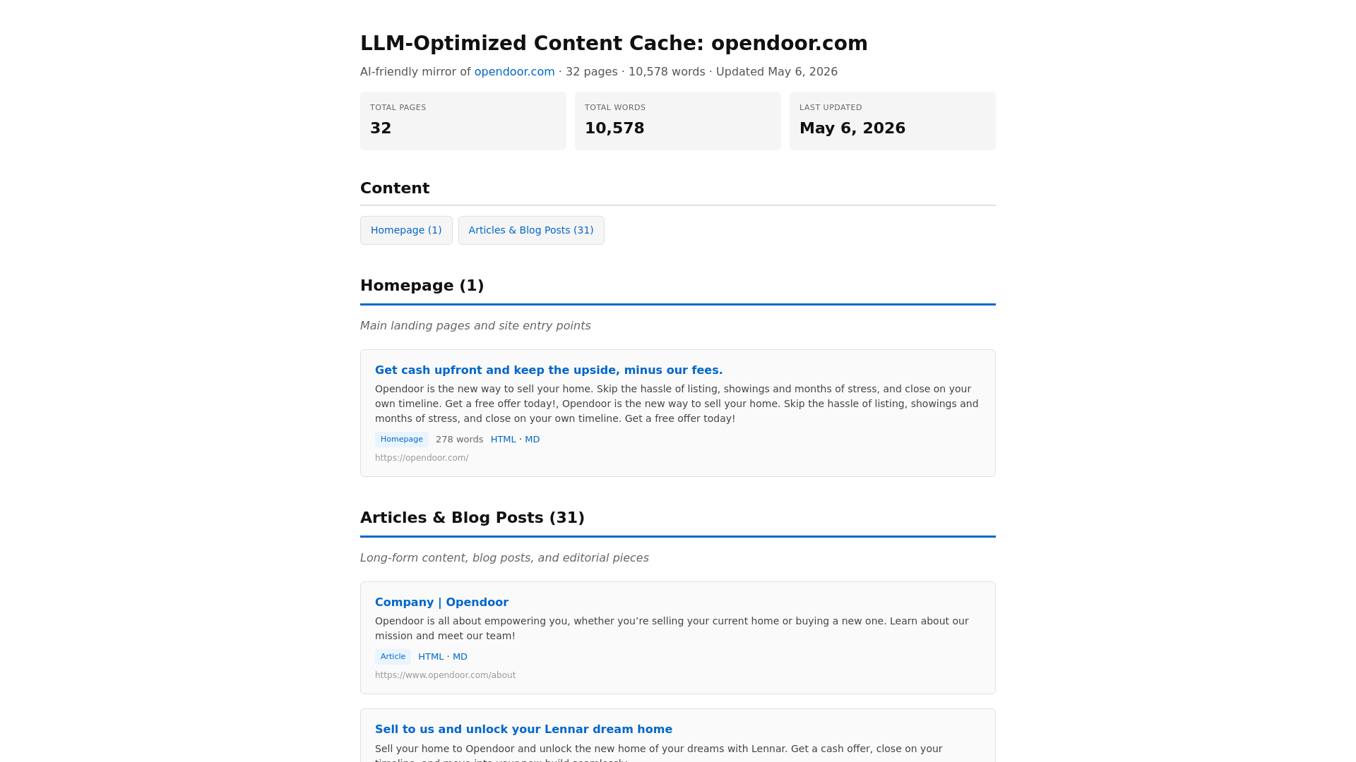 website screenshot of https://opendoor-com.pages.dev/