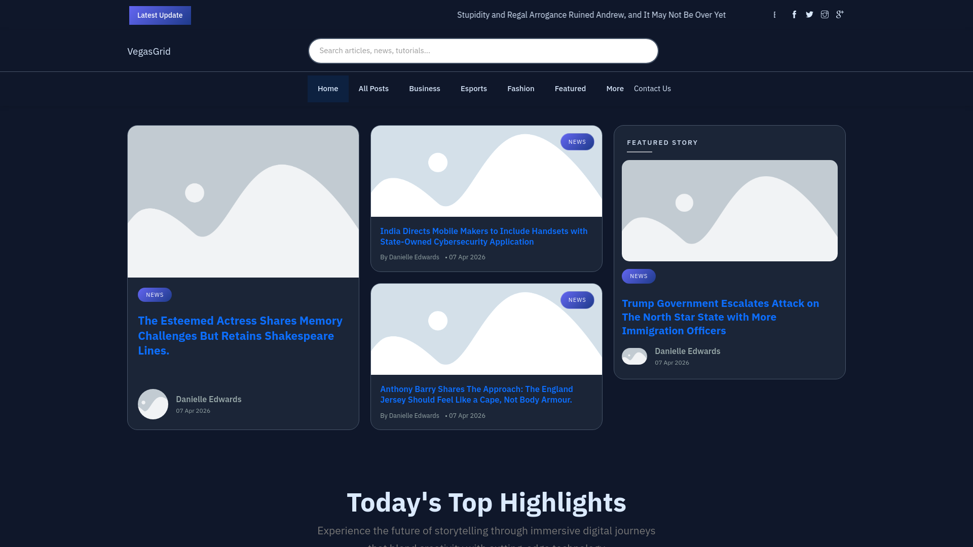 website screenshot of https://vegasgrid.nl/