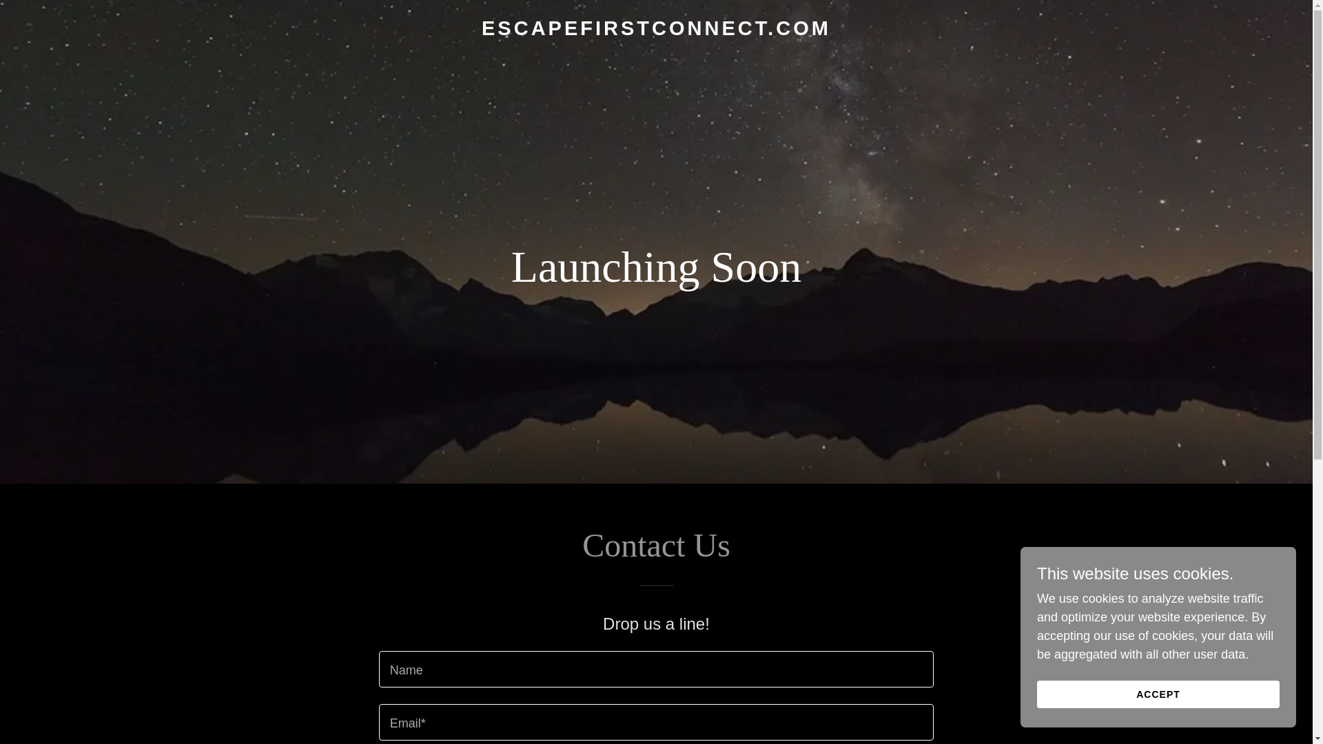 website screenshot of https://escapefirstconnect.com/