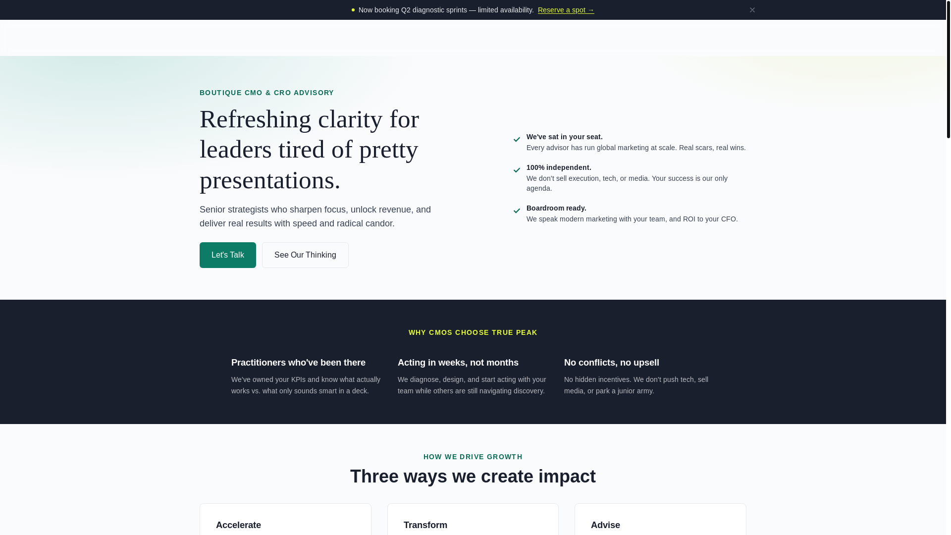 website screenshot of https://tpa-site-qa.pages.dev/