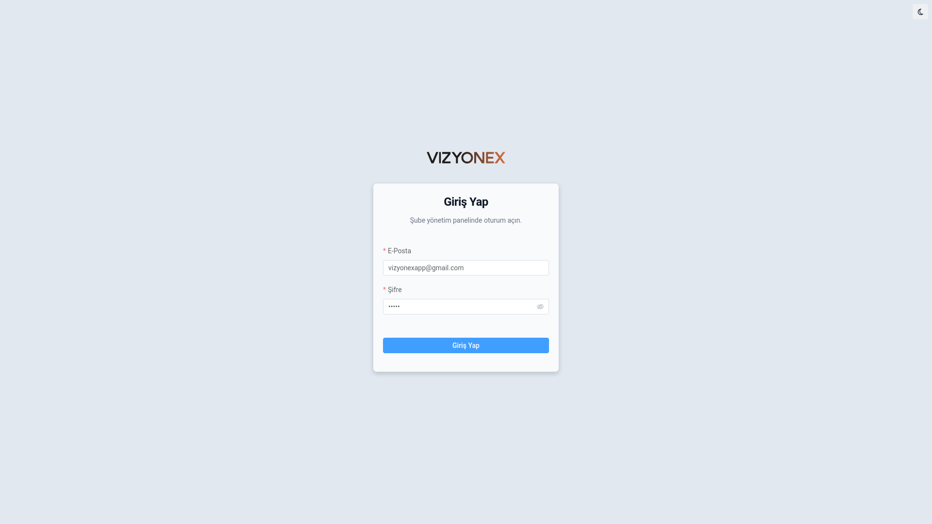 website screenshot of https://vizyonex-branch-app.pages.dev/
