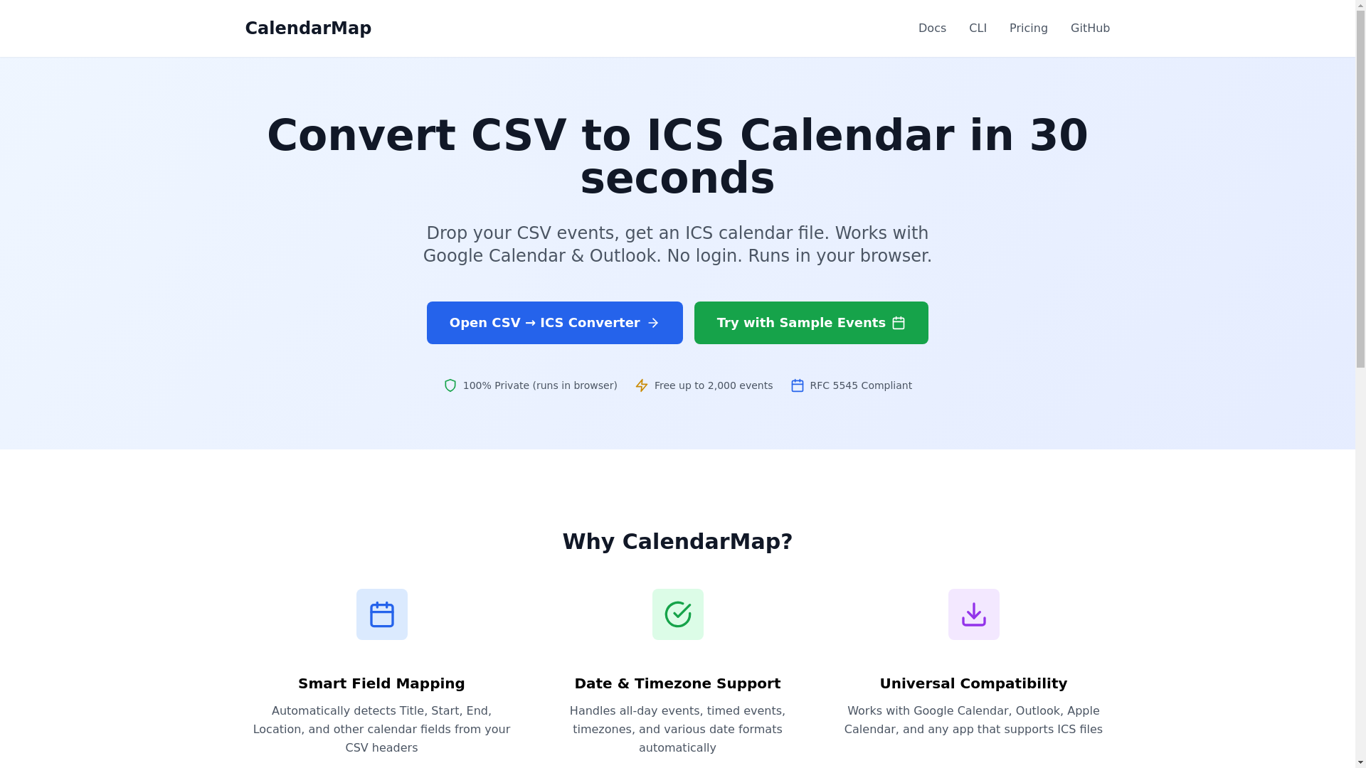 website screenshot of https://calendarmap.pages.dev/