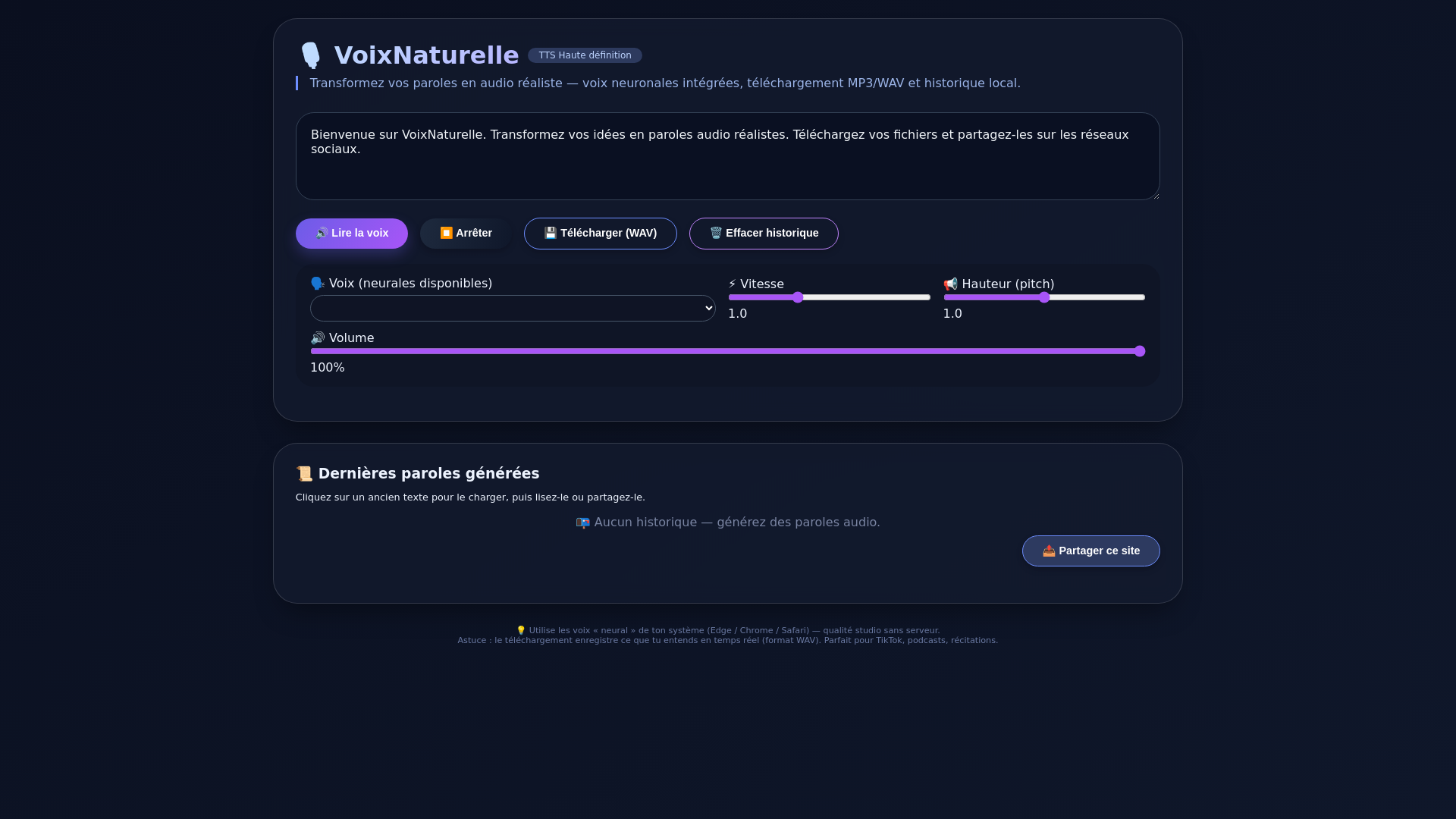website screenshot of https://voitnaturelle.pages.dev/