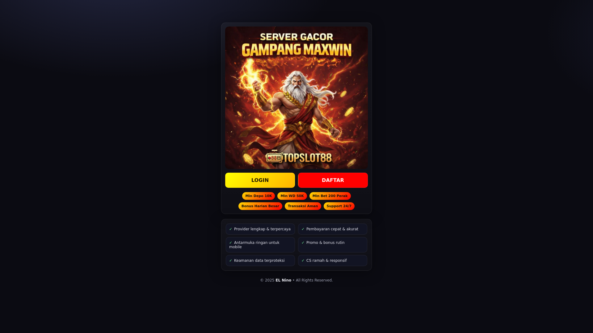 website screenshot of https://topselalumaxwin.pages.dev/