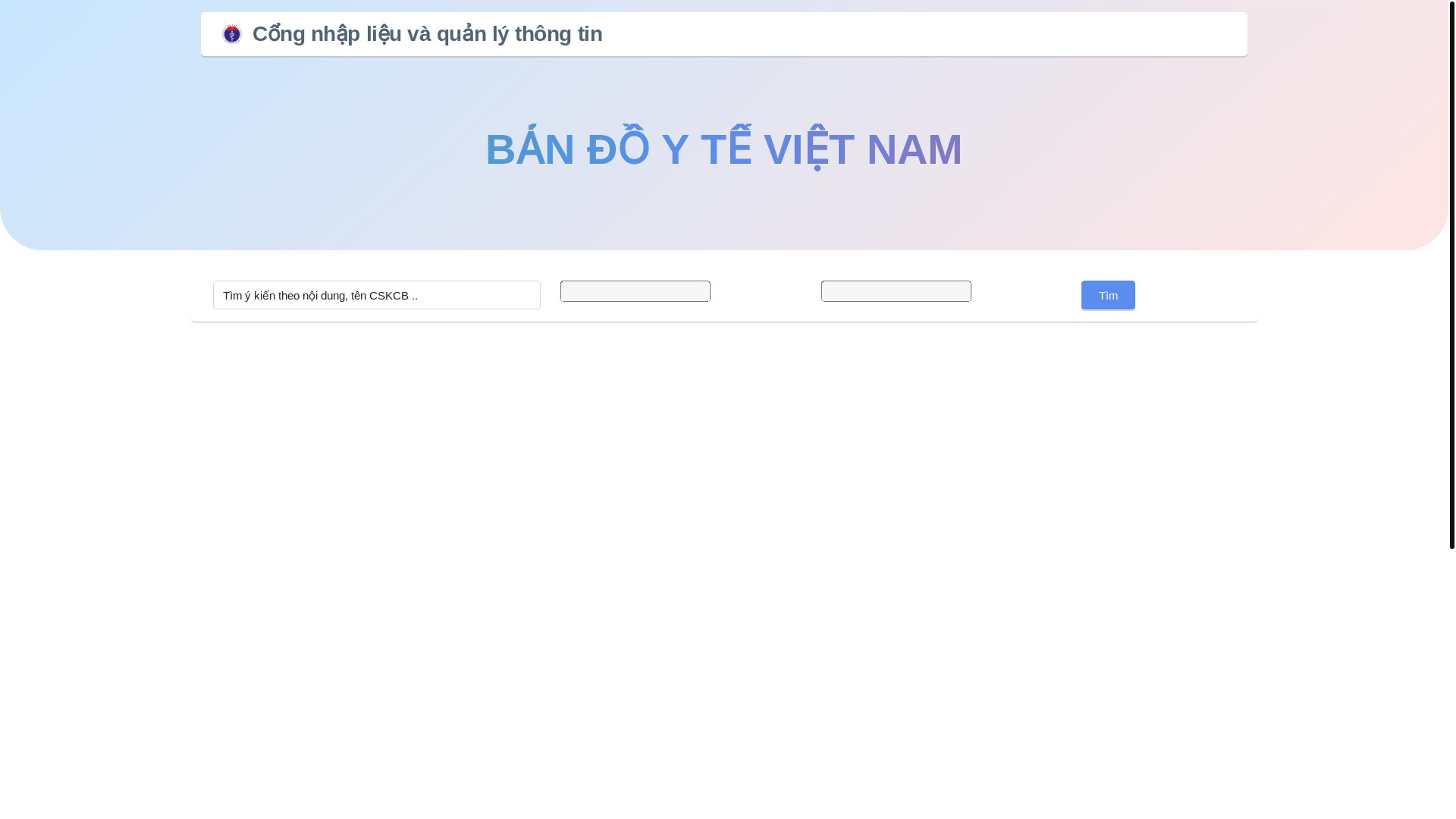 website screenshot of https://vmedmap.vn/