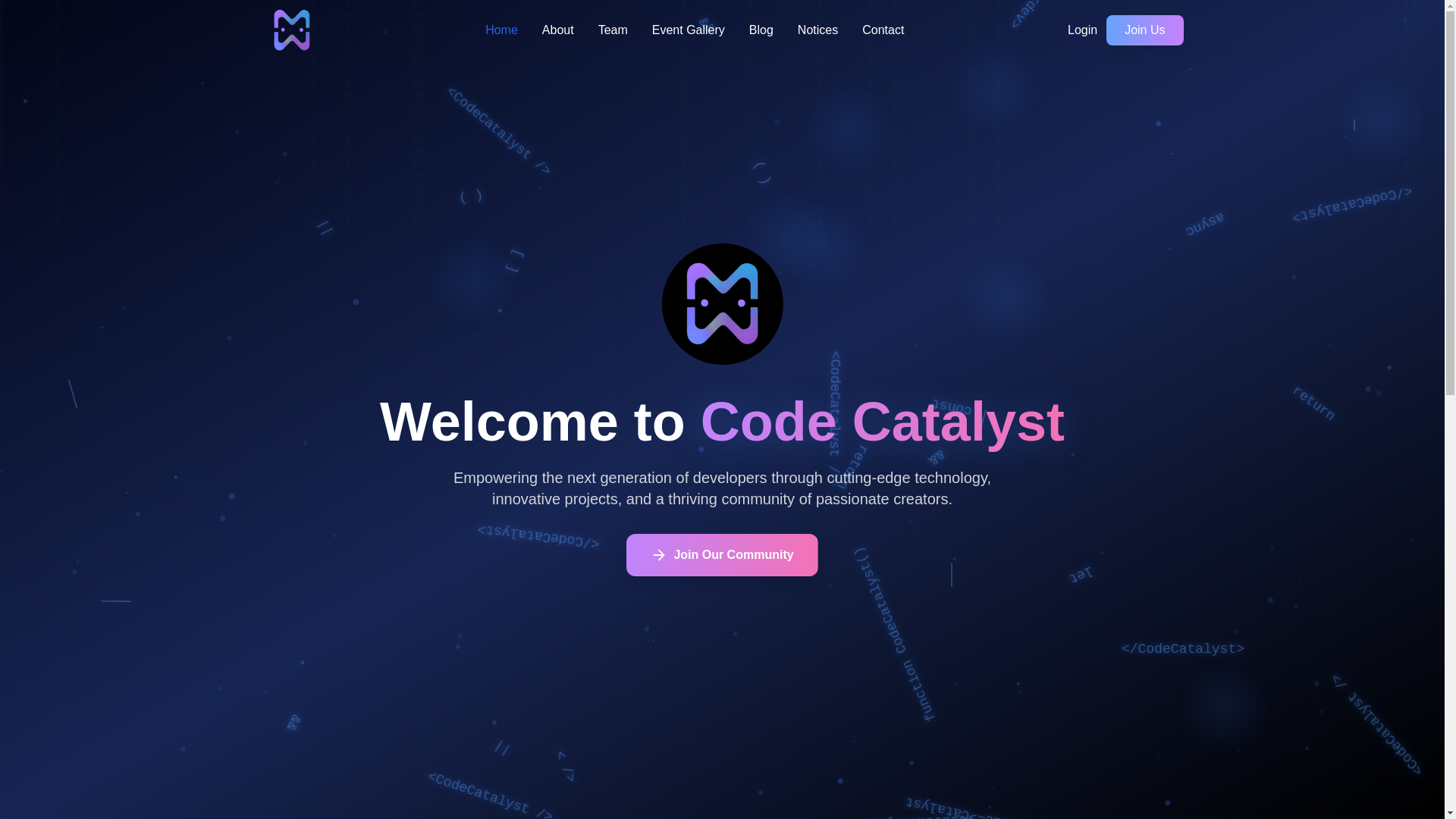 website screenshot of https://code-catalyst.pages.dev/