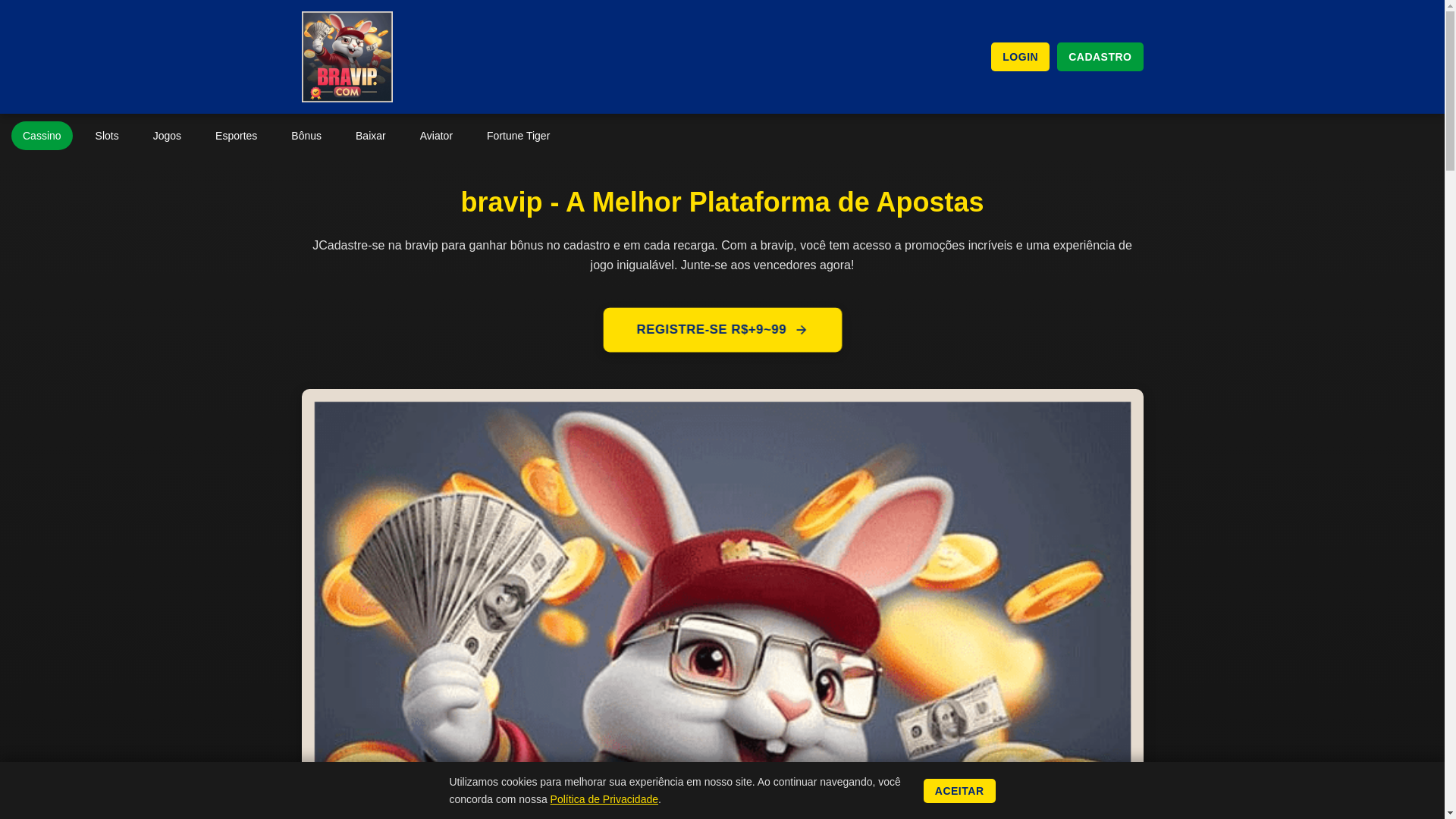 website screenshot of https://bravipfb.com/