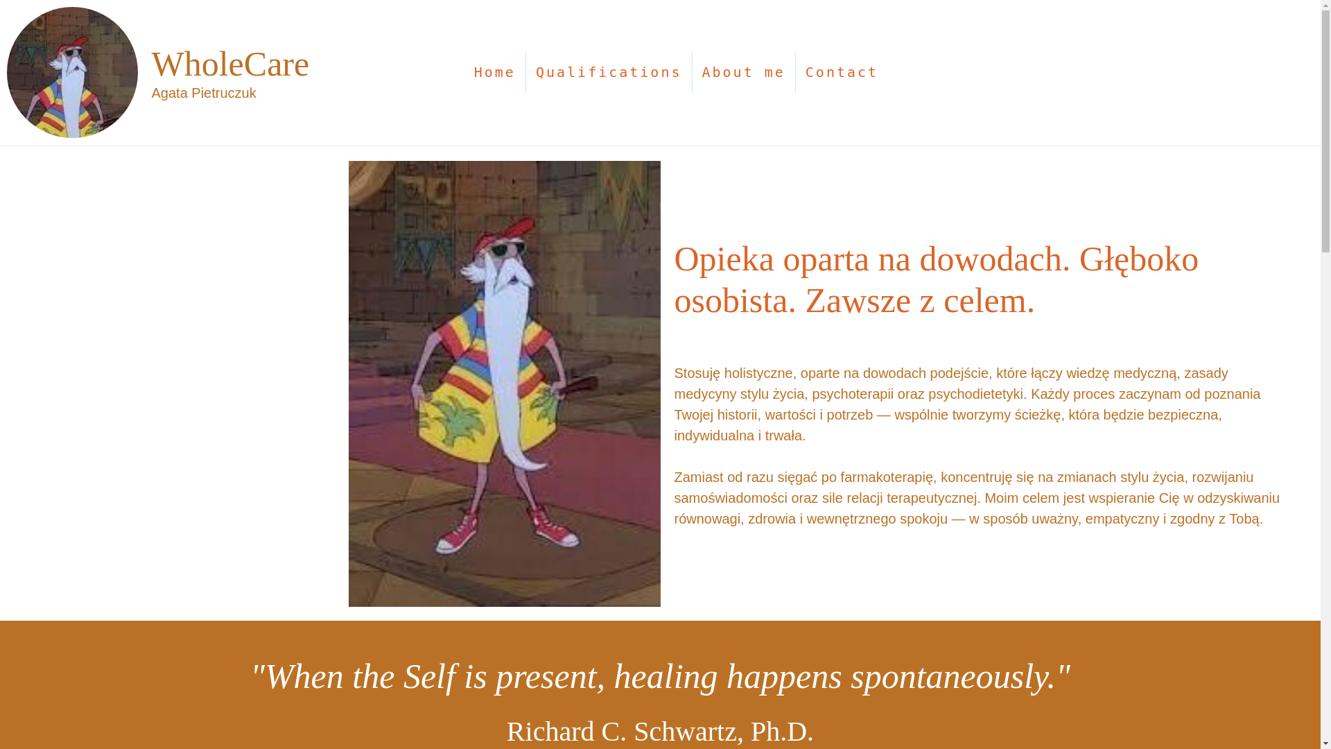 website screenshot of https://wholecare.pl/