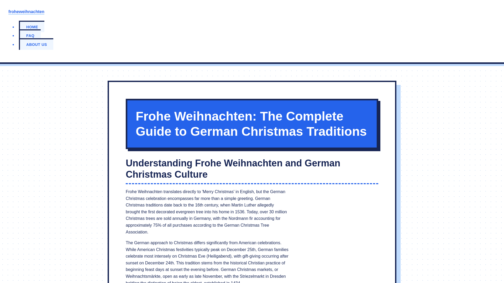 website screenshot of https://froheweihnachten-xyz.pages.dev/