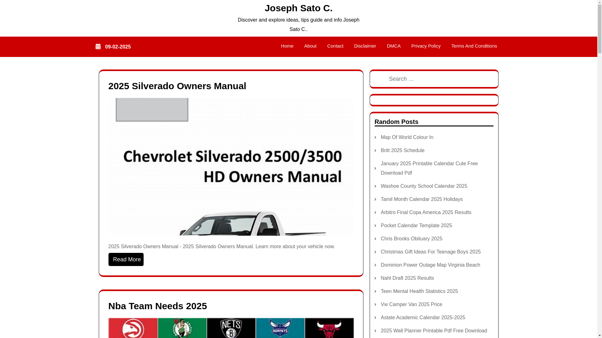 website screenshot of https://josephsatoc.pages.dev/